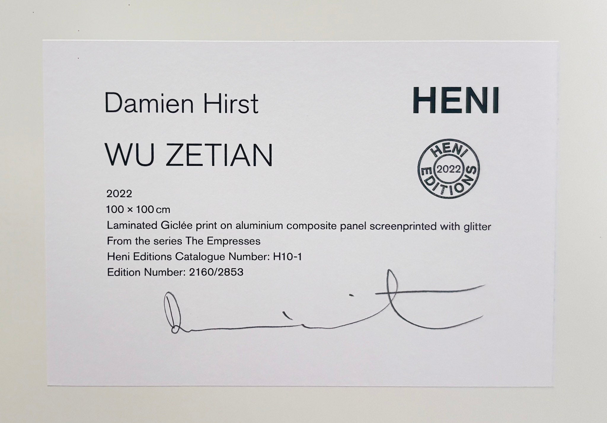 Damien Hirst, Wu Zetian, 2022