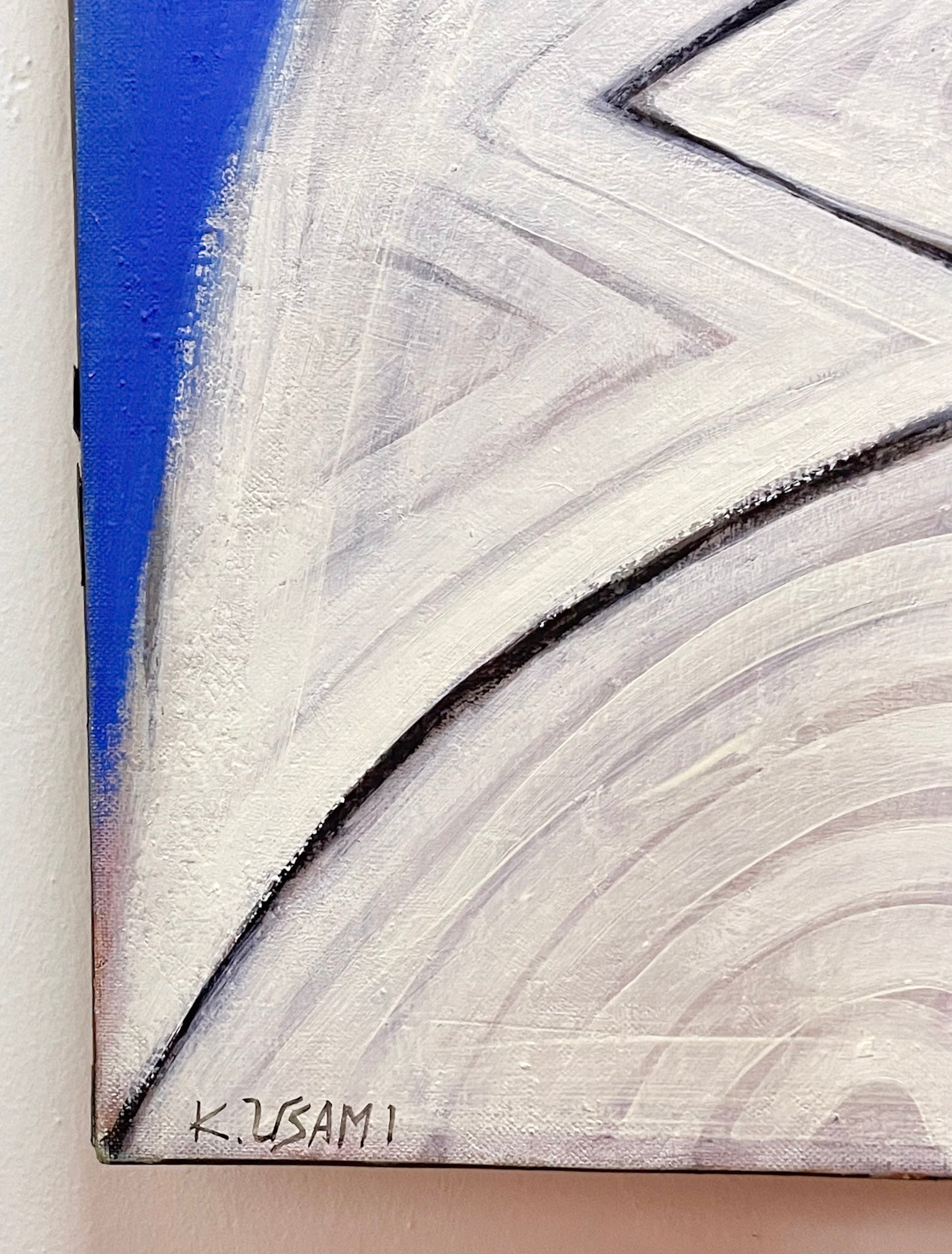 Usami Kuninori, Blue & White, 1980s