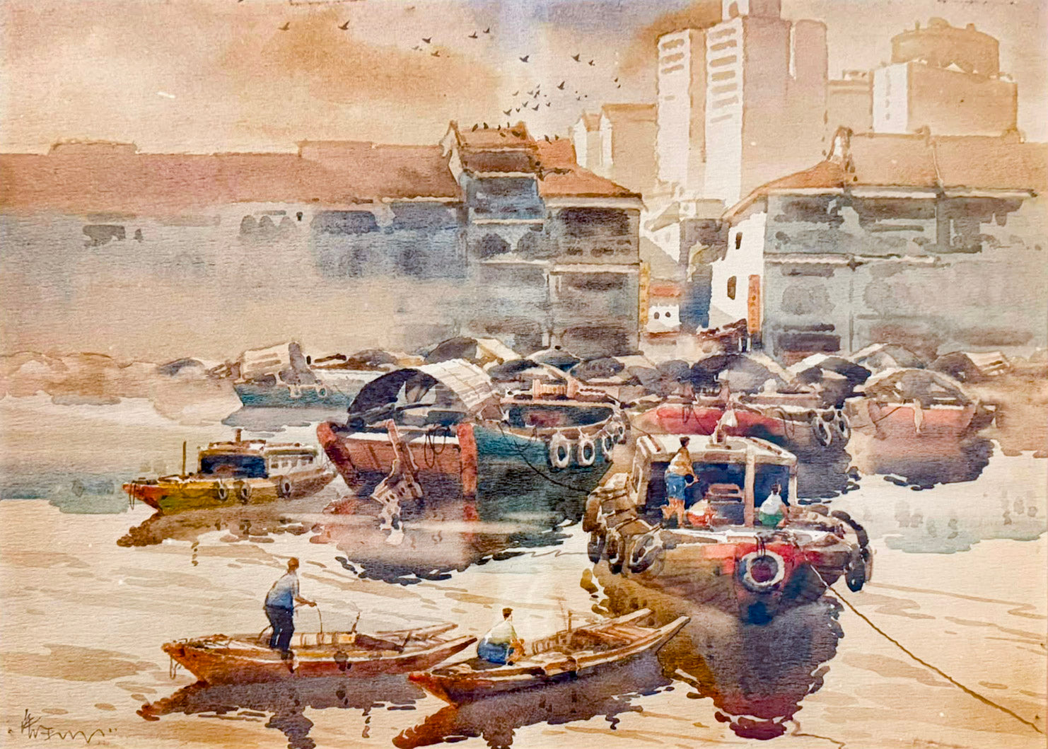 Low Puay Hua, Singapore River, Undated