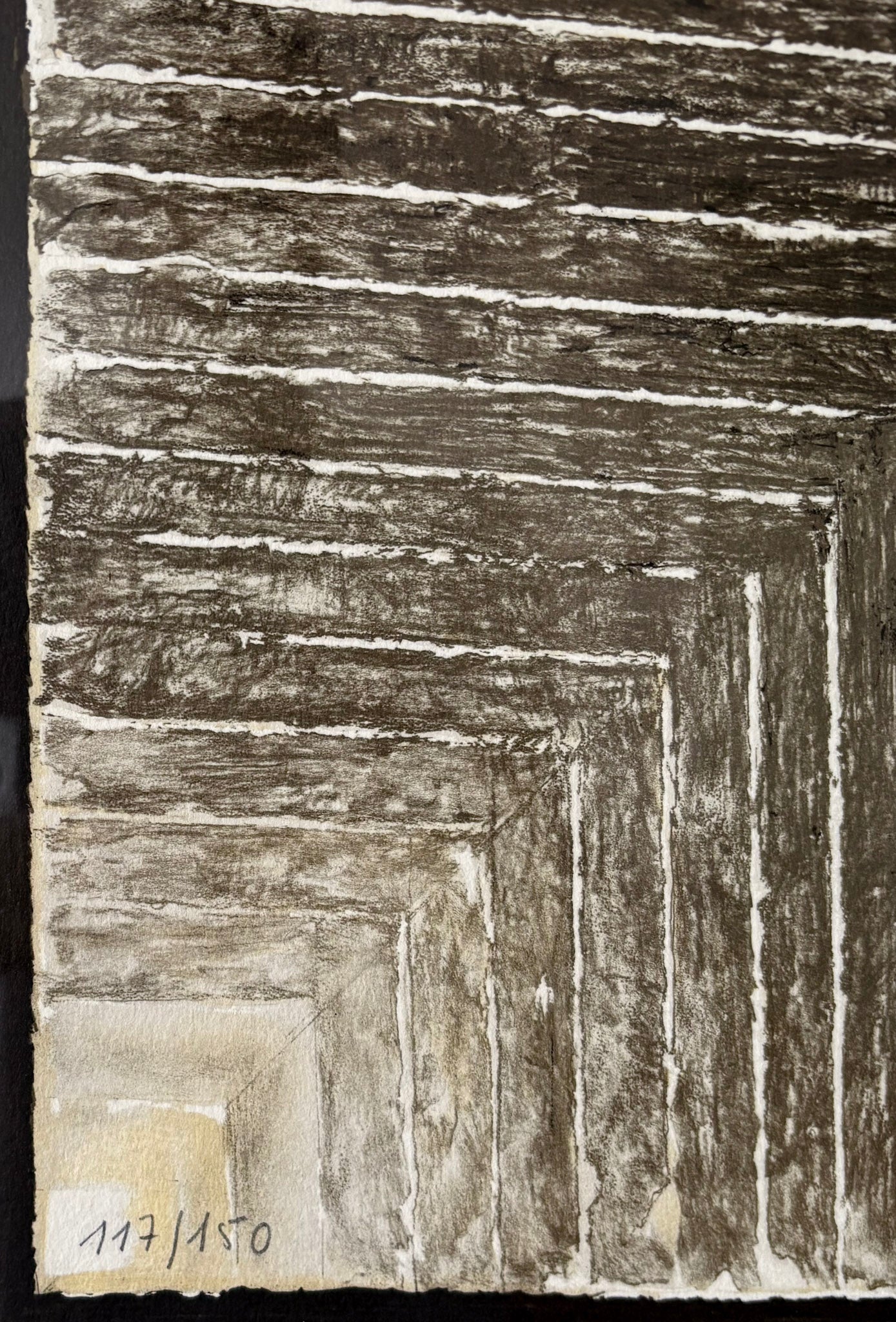 S. H. Raza, Untitled (Silver Geometry), 2007