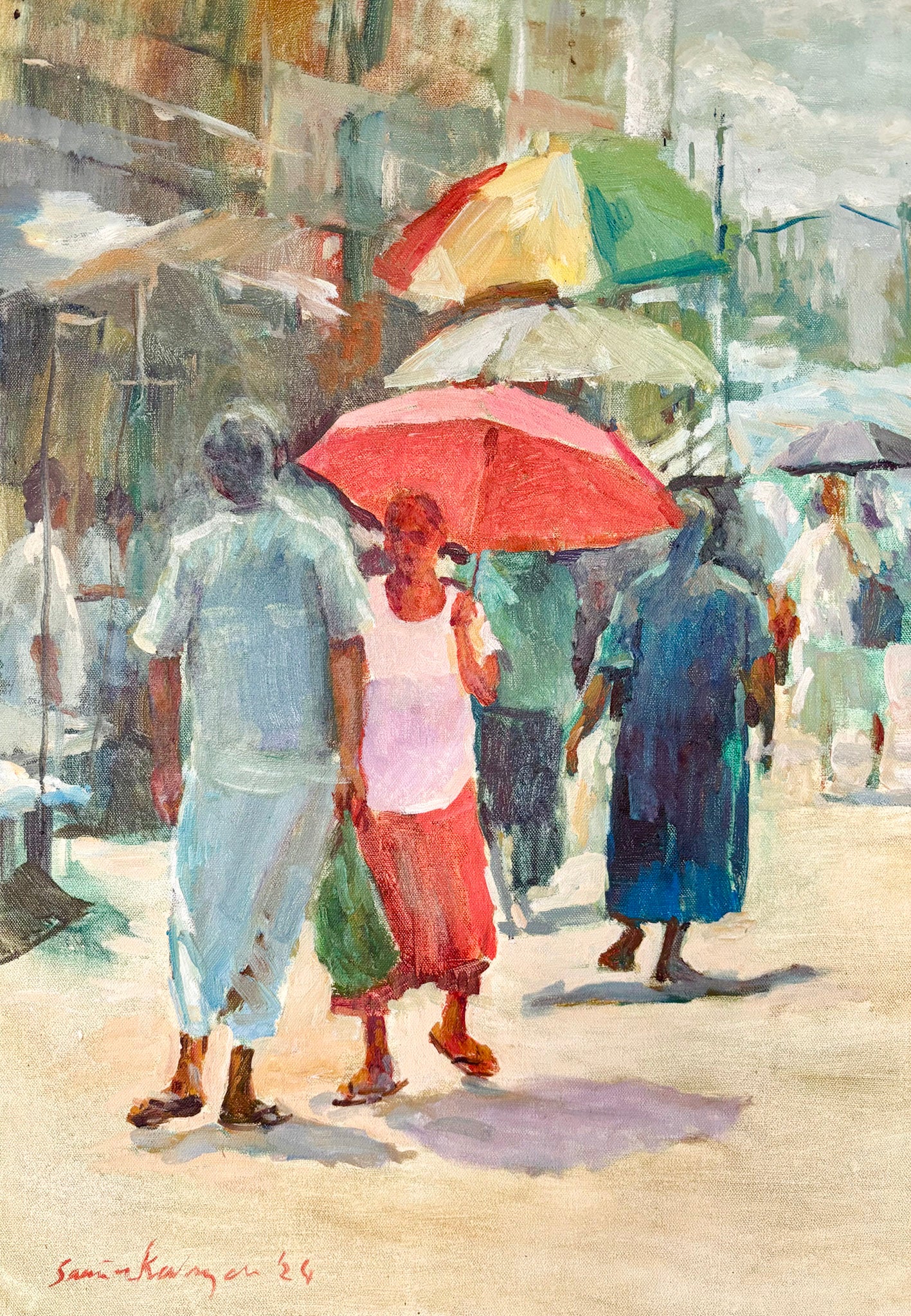 Sameera Kalupahana, Untitled (Market), 2024