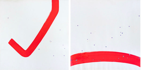 Lin Hsin Hsin, Making Time (Diptych), 1991