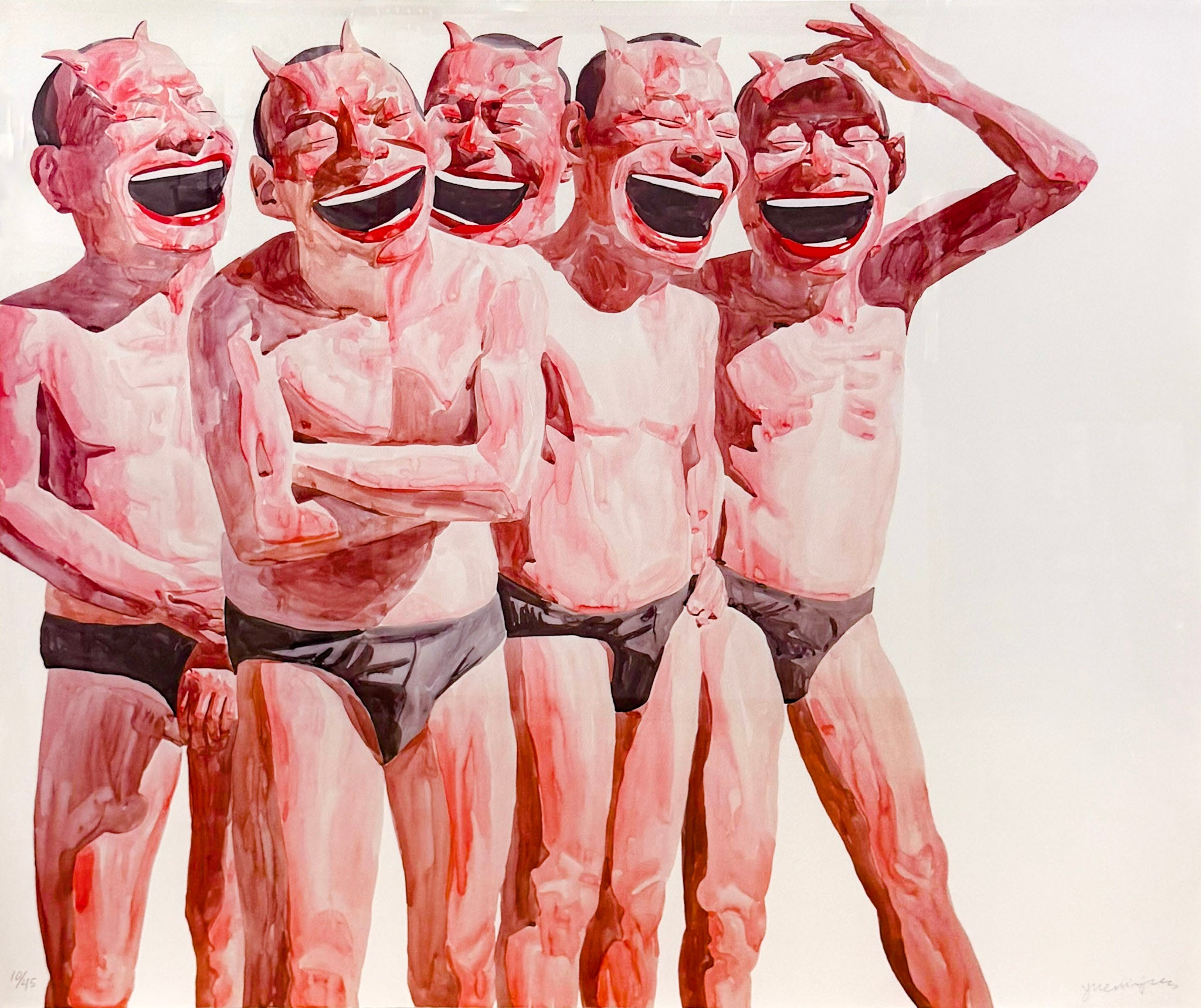 Yue Minjun, Untitled (Smile-ism No. 19), 2026