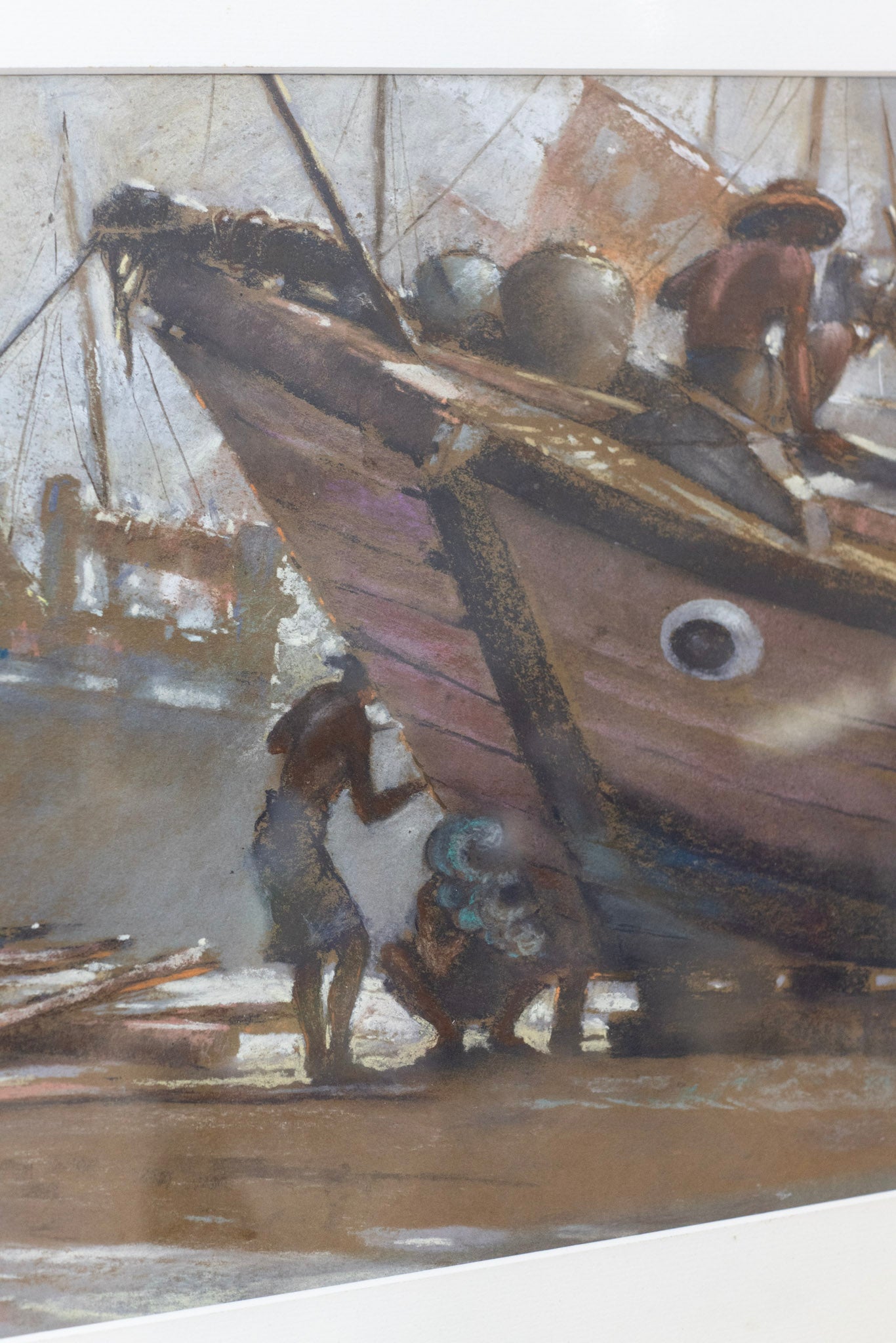 Unknown, Untitled (Harbour Scene), Undated