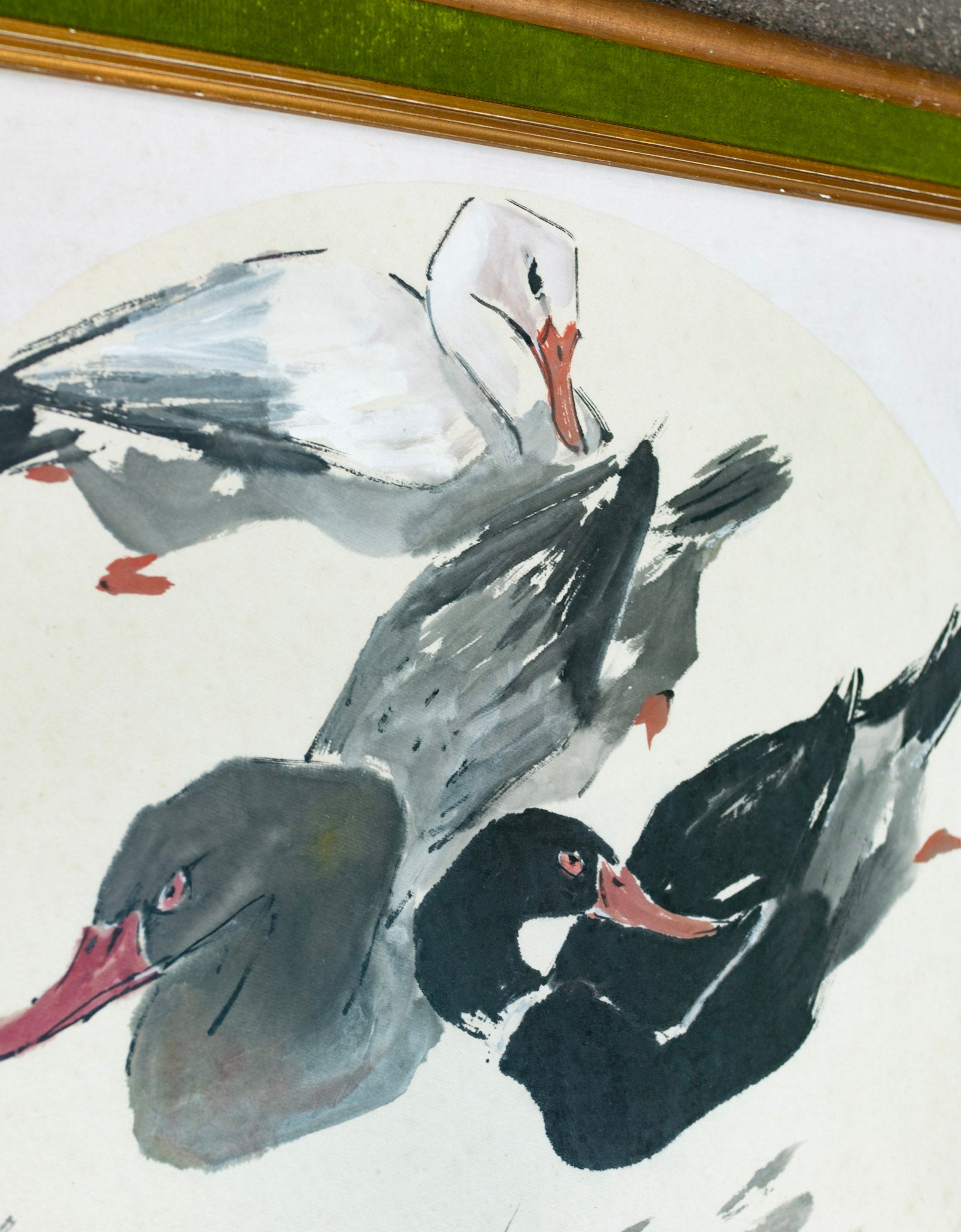 Chen Wen Hsi, Three Ducks with Reeds, Undated