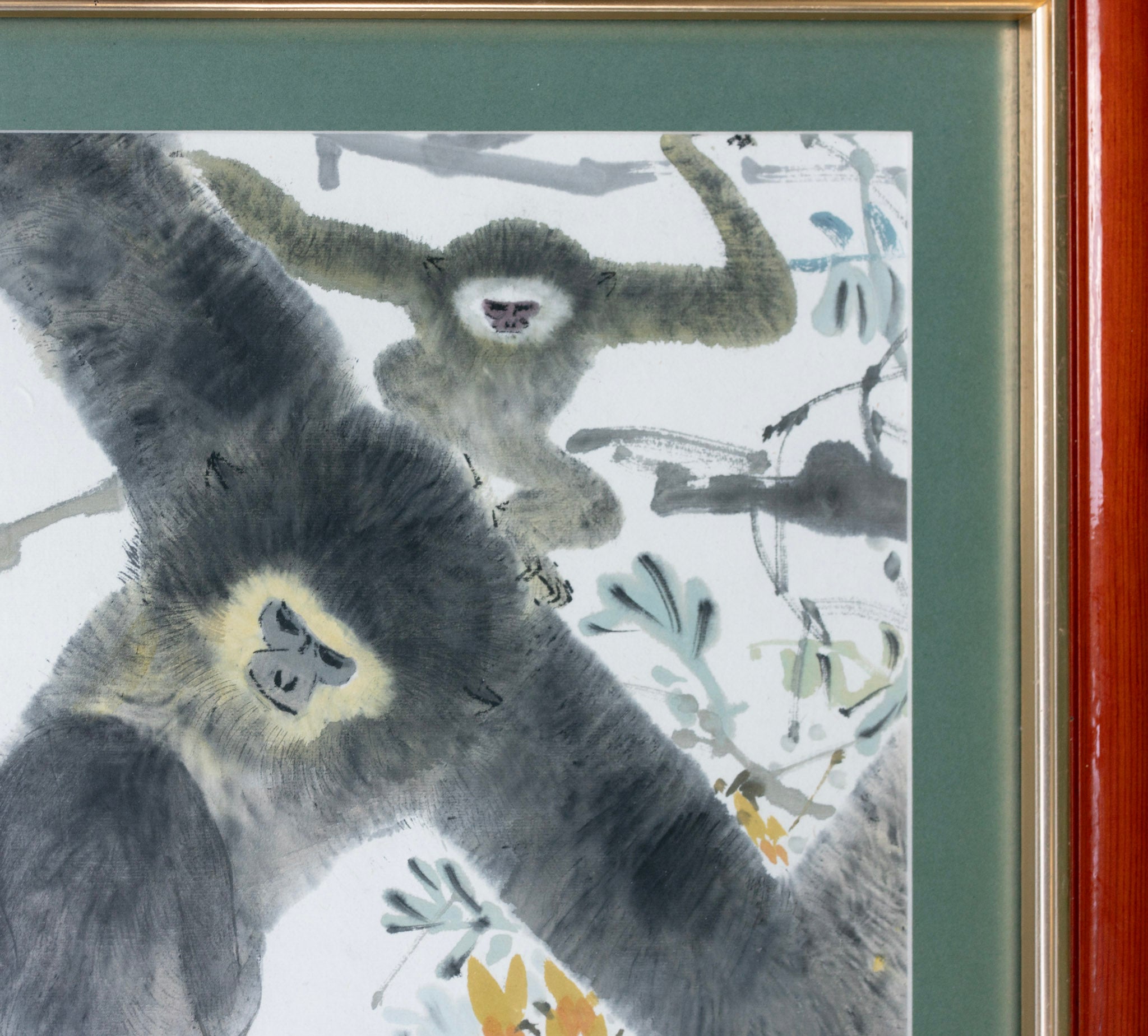Chen Wen Hsi, A Pair of Gibbons, Undated