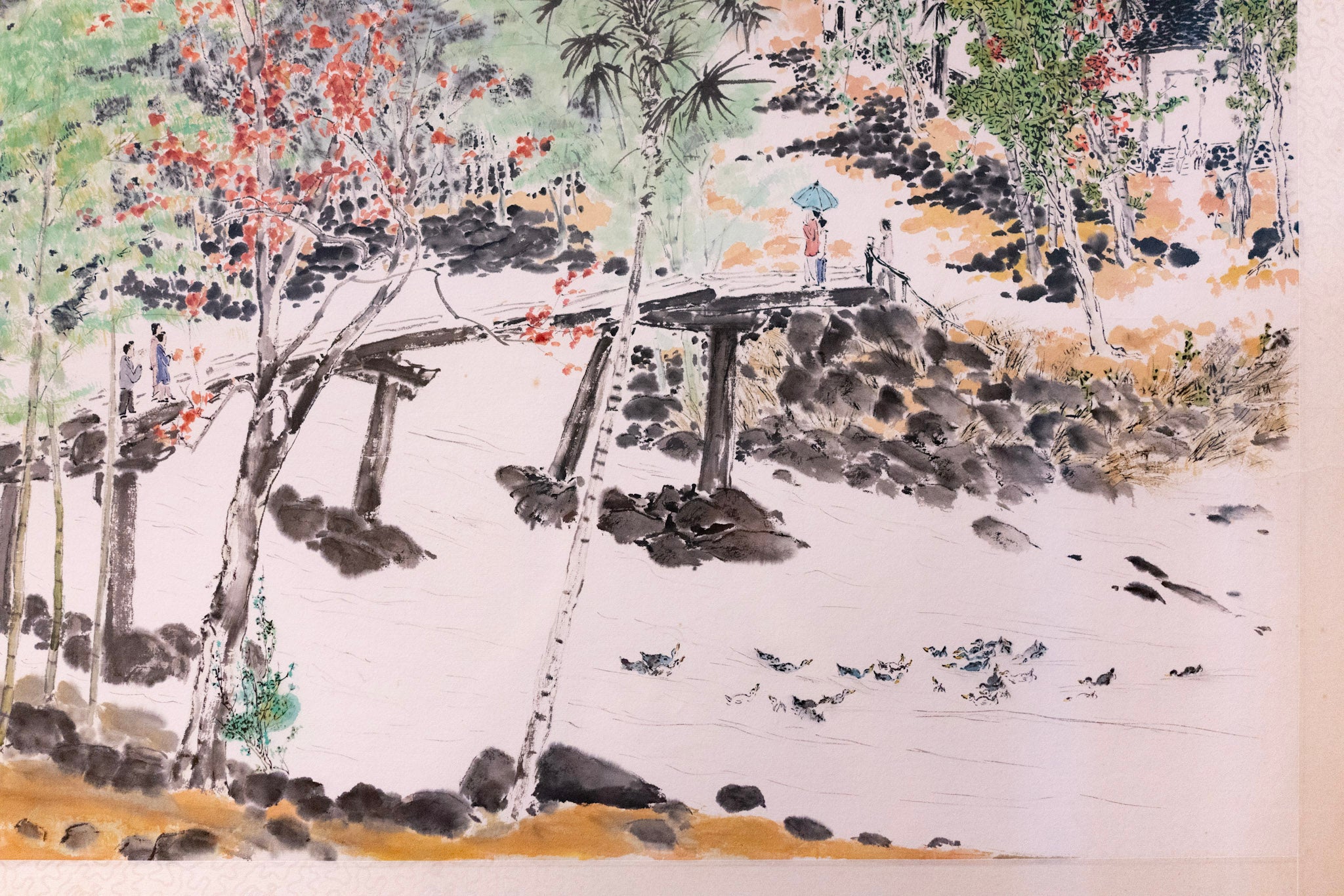 Chen Shi Jin, Untitled (Crossing Through the Canopy Over the Stream), Undated