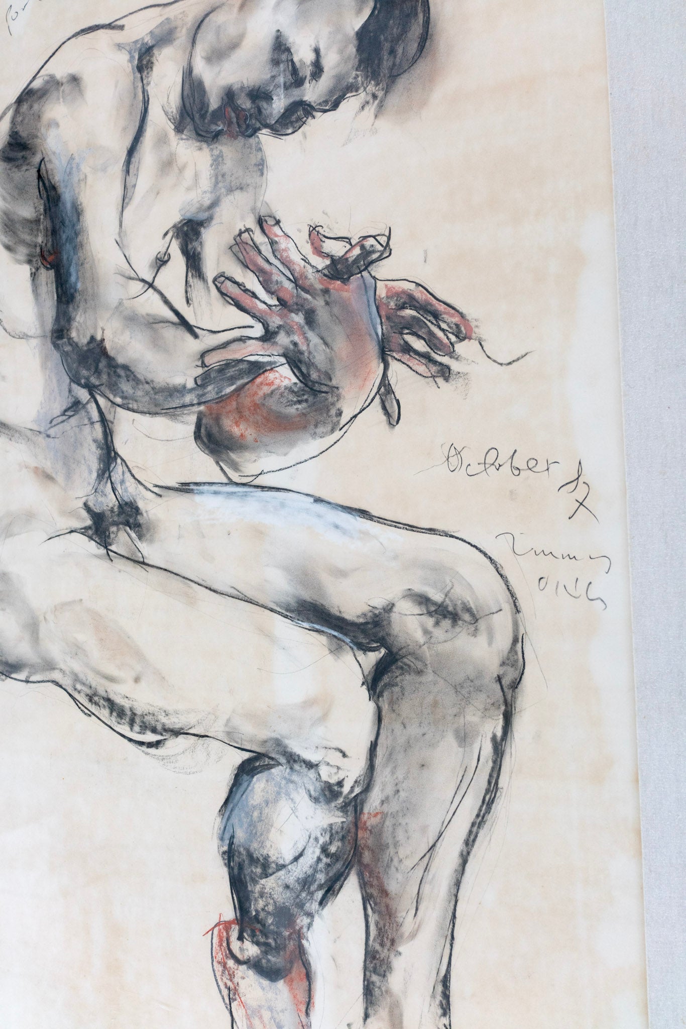 Jimmy Ong, Self Portrait with Bird, 1987