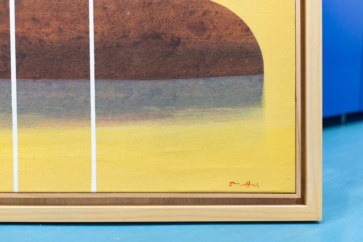 Khoo Sui Hoe, A Rock Outside Window, 1980