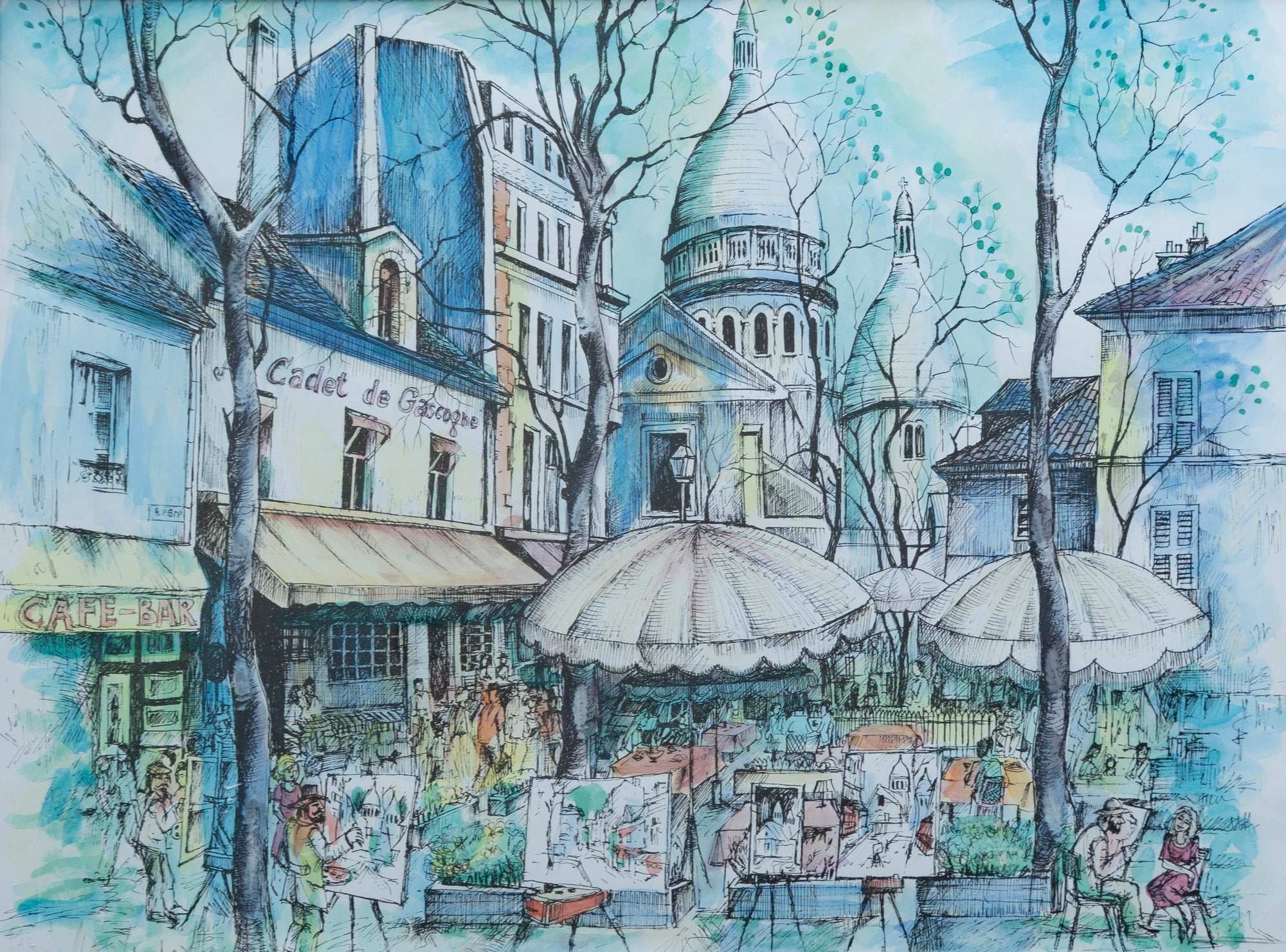 Unknown Artist, The Heart of Montmarte, 1986
