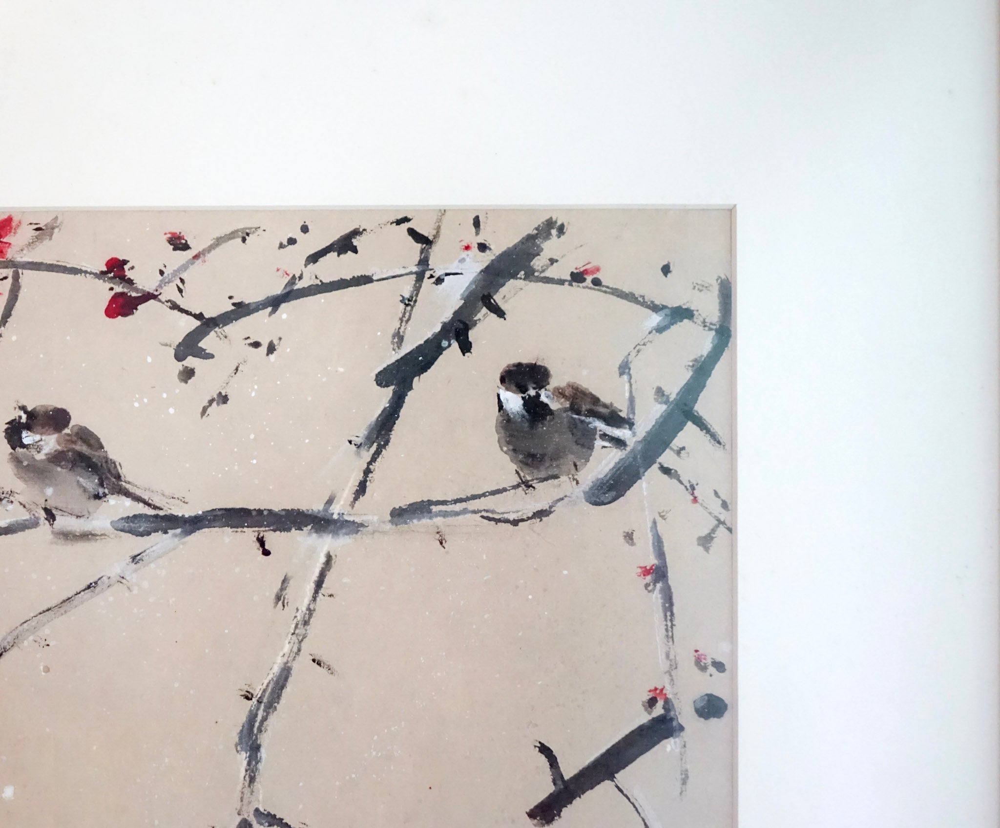 Chen Wen Hsi, Four Sparrows, 1980s
