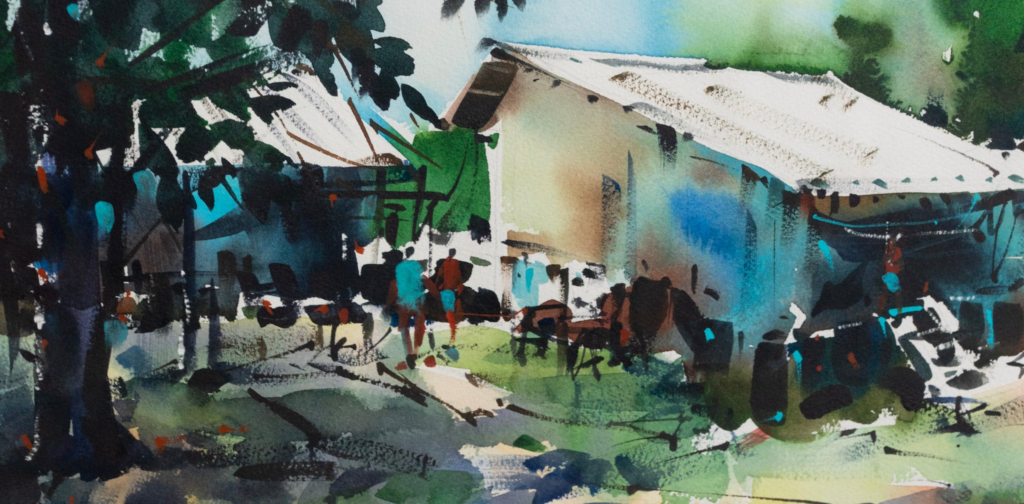 Thaworn Merurat, Untitled (Laundry Day), Undated