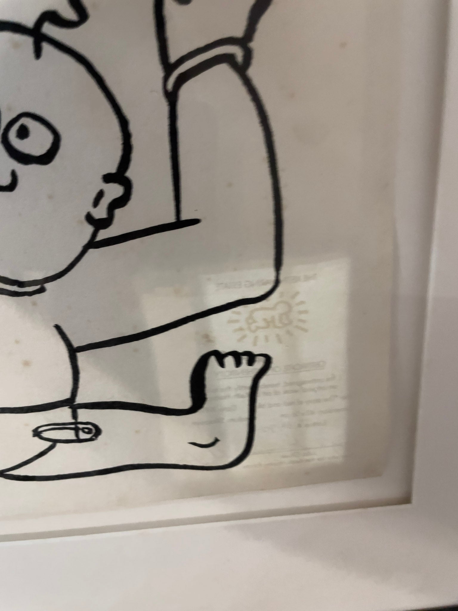 Keith Haring, The Story of Red and Blue #7, 1989