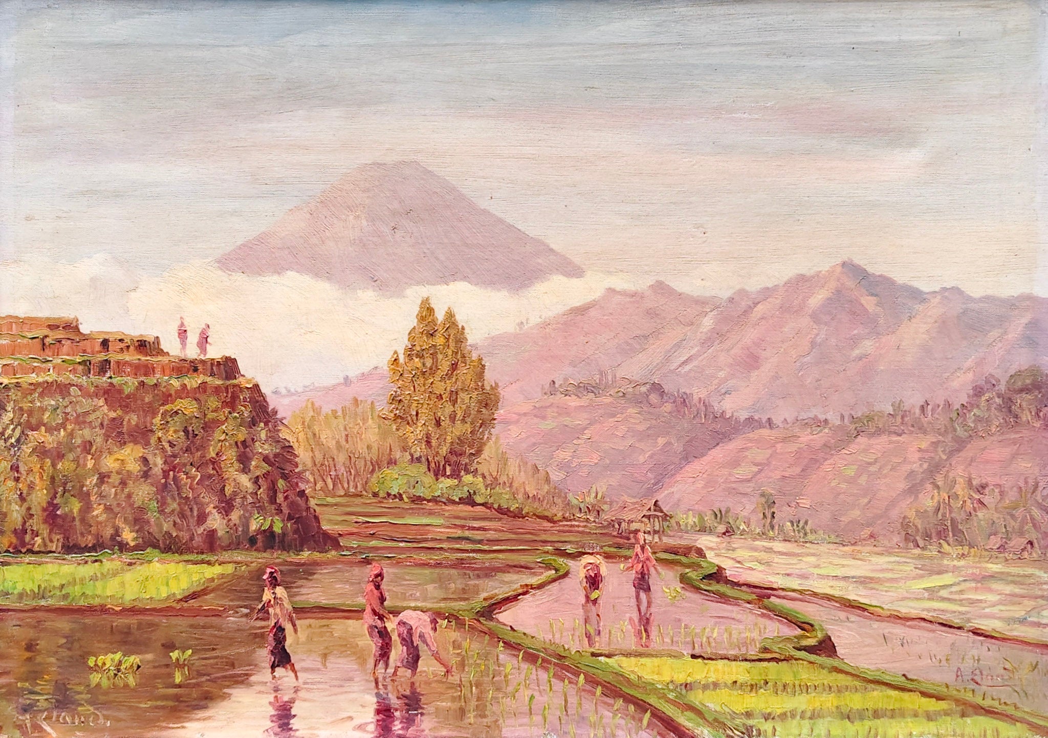 Arthur Eland, Menanam Padi, Undated