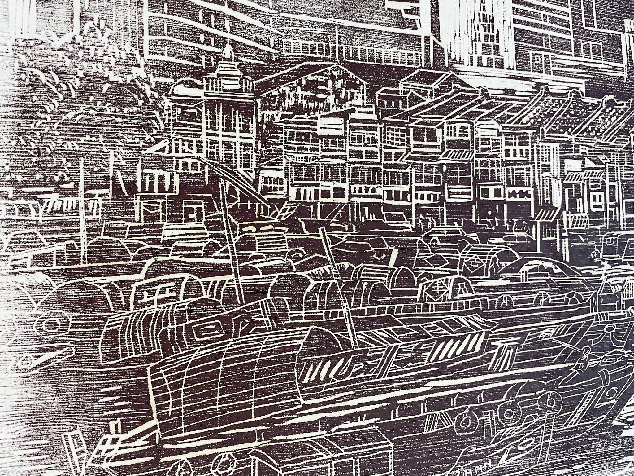 Koeh Sia Yong, Singapore River, 1988