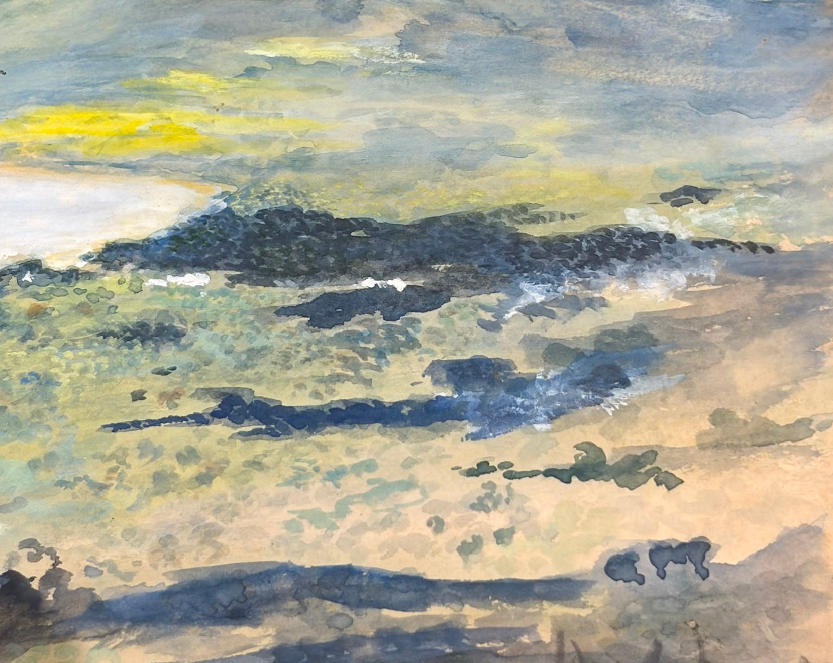 Henk Ngantung, Gouache on paper, Undated