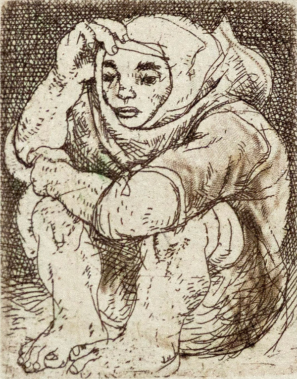 Benedicto Cabrera, Untitled (Sitting Man), 1989