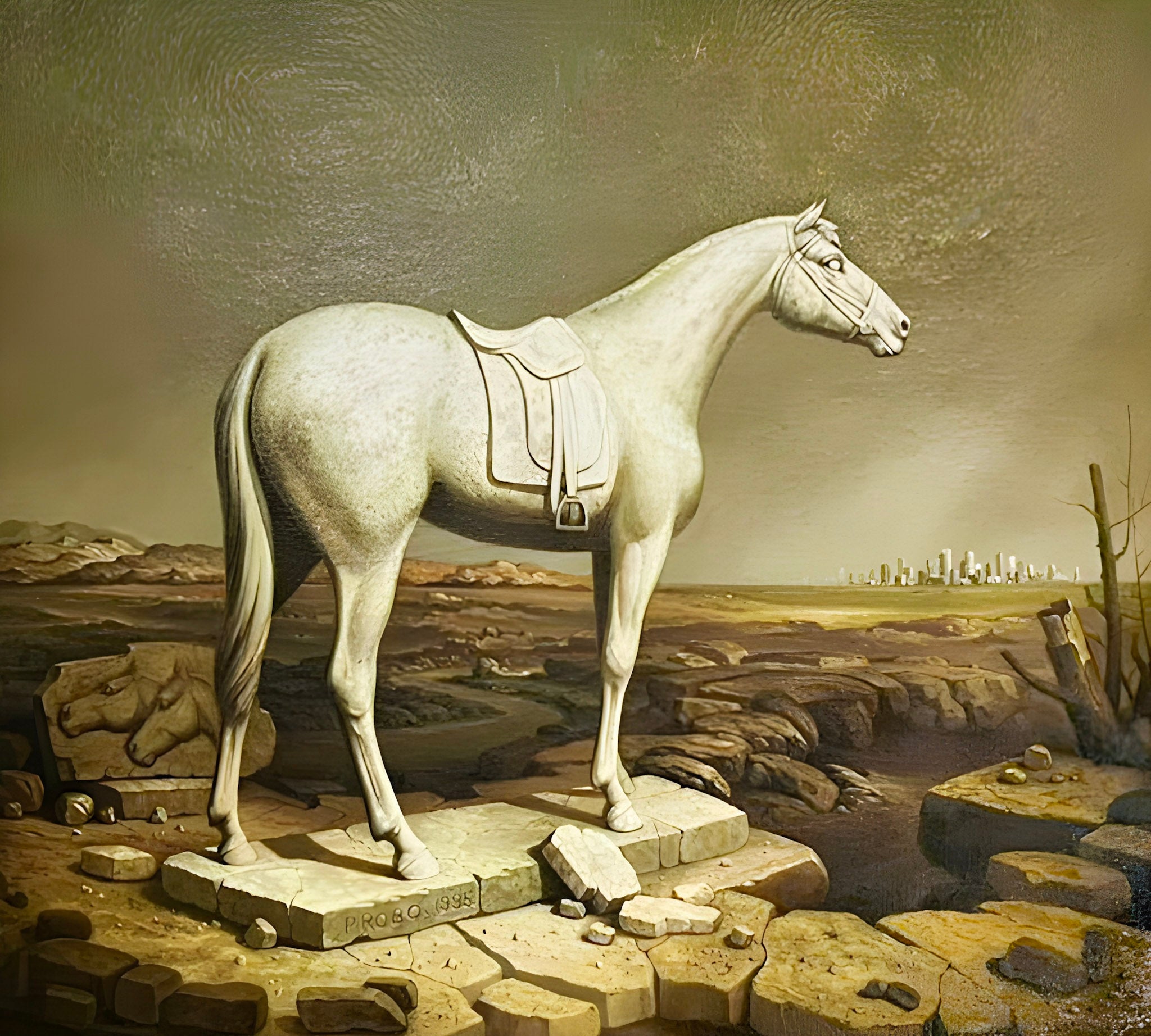 Probo, Untitled (Portrait of a Horse), 1996
