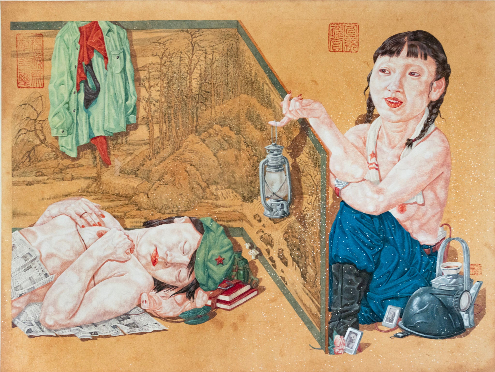 Wei Dong, Untitled (Resting Girls), Undated