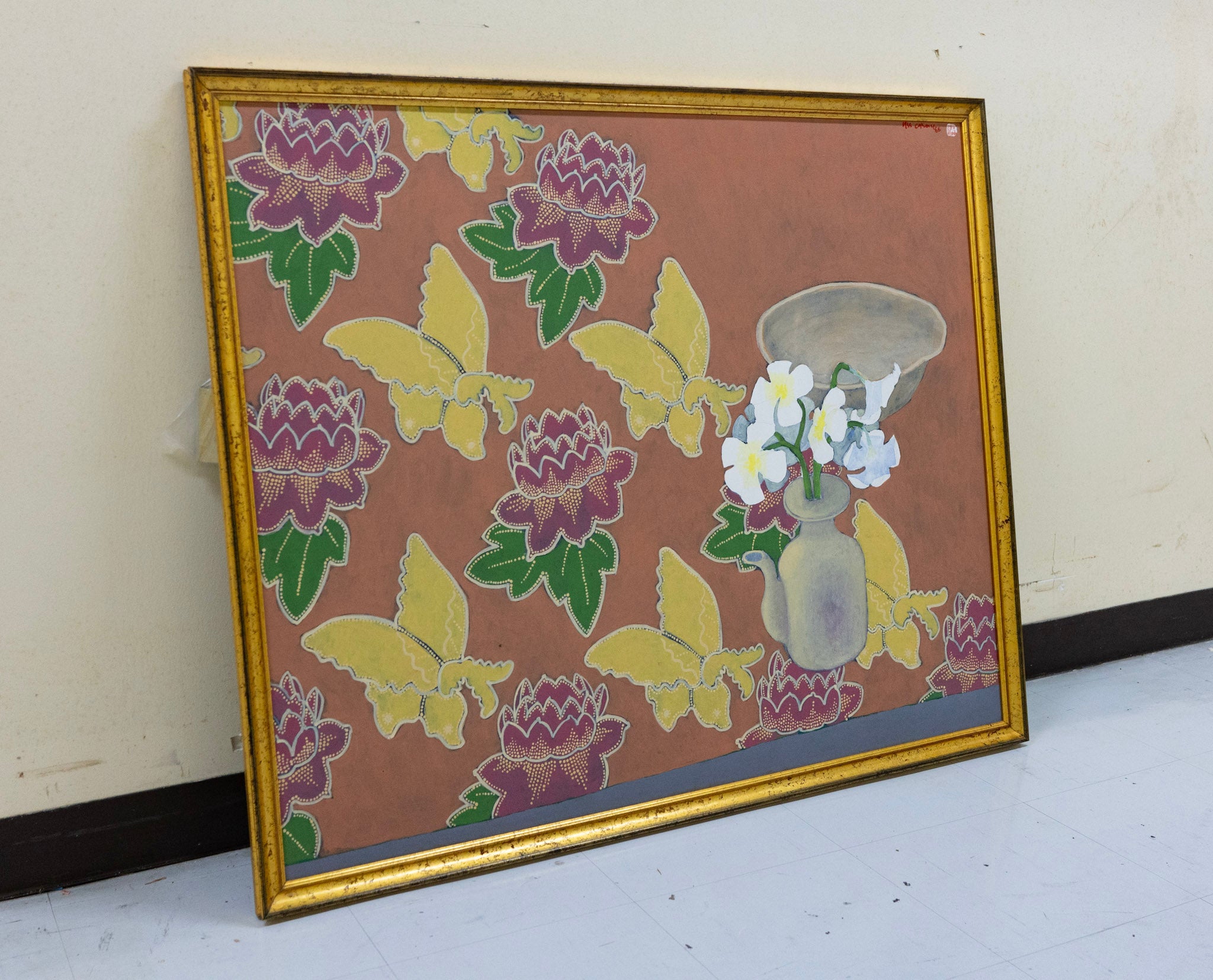 Teng Nee Cheong, Batik and Still Life 1, 1986