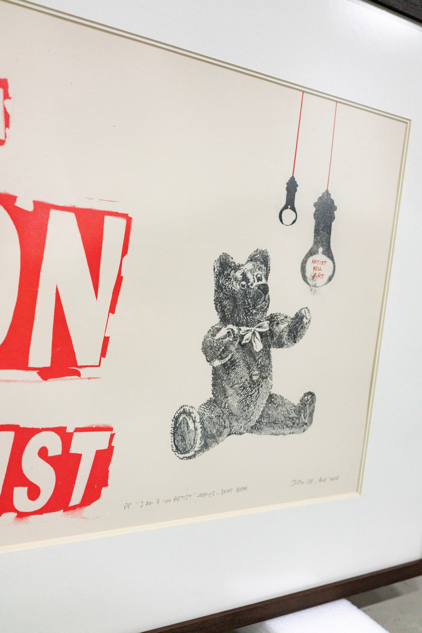 Justin Lee, I am a Con Artist-Bare Bear, 2006