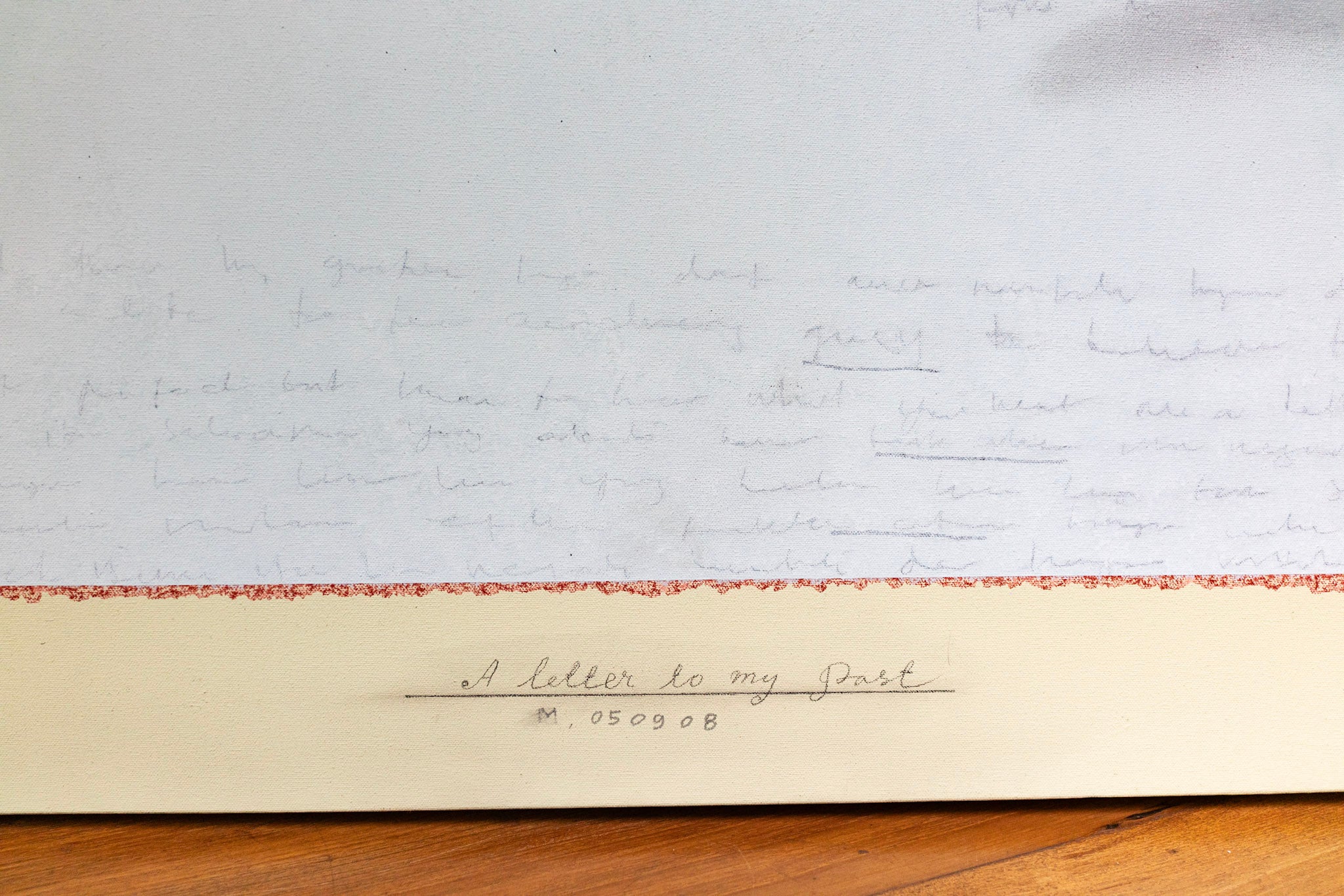 Alfi Jumaldi, M,050908 (A Letter to My Past), 2005