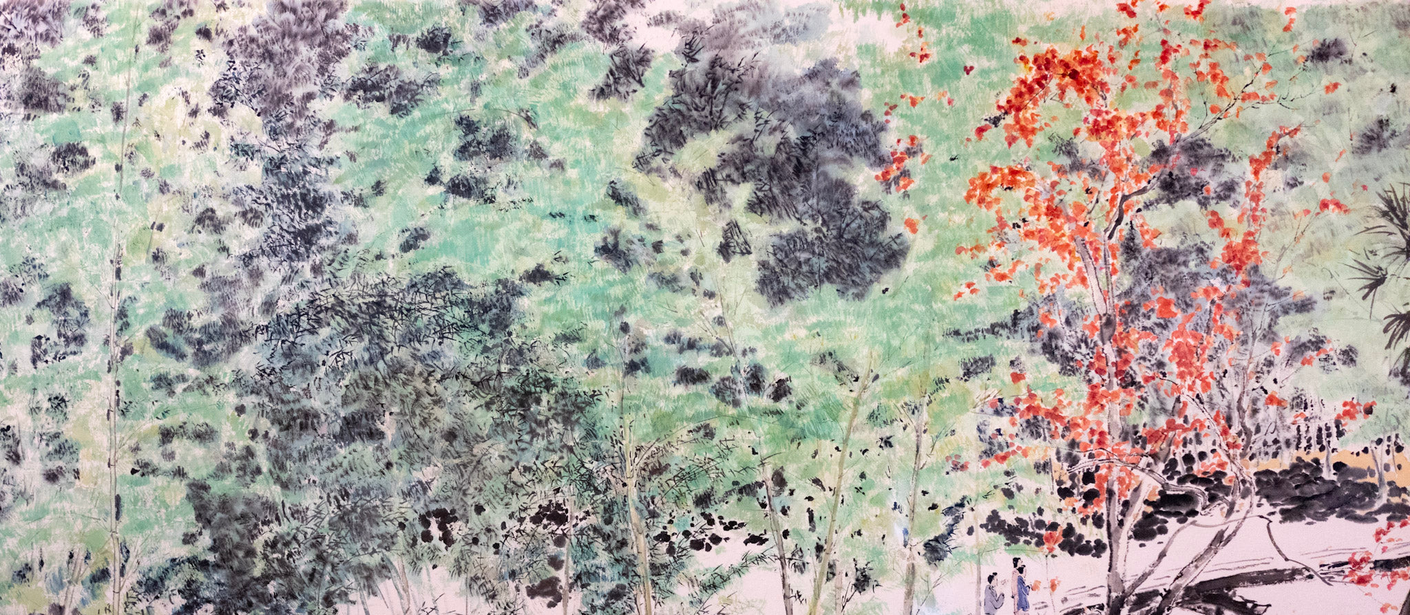 Chen Shi Jin, Untitled (Crossing Through the Canopy Over the Stream), Undated