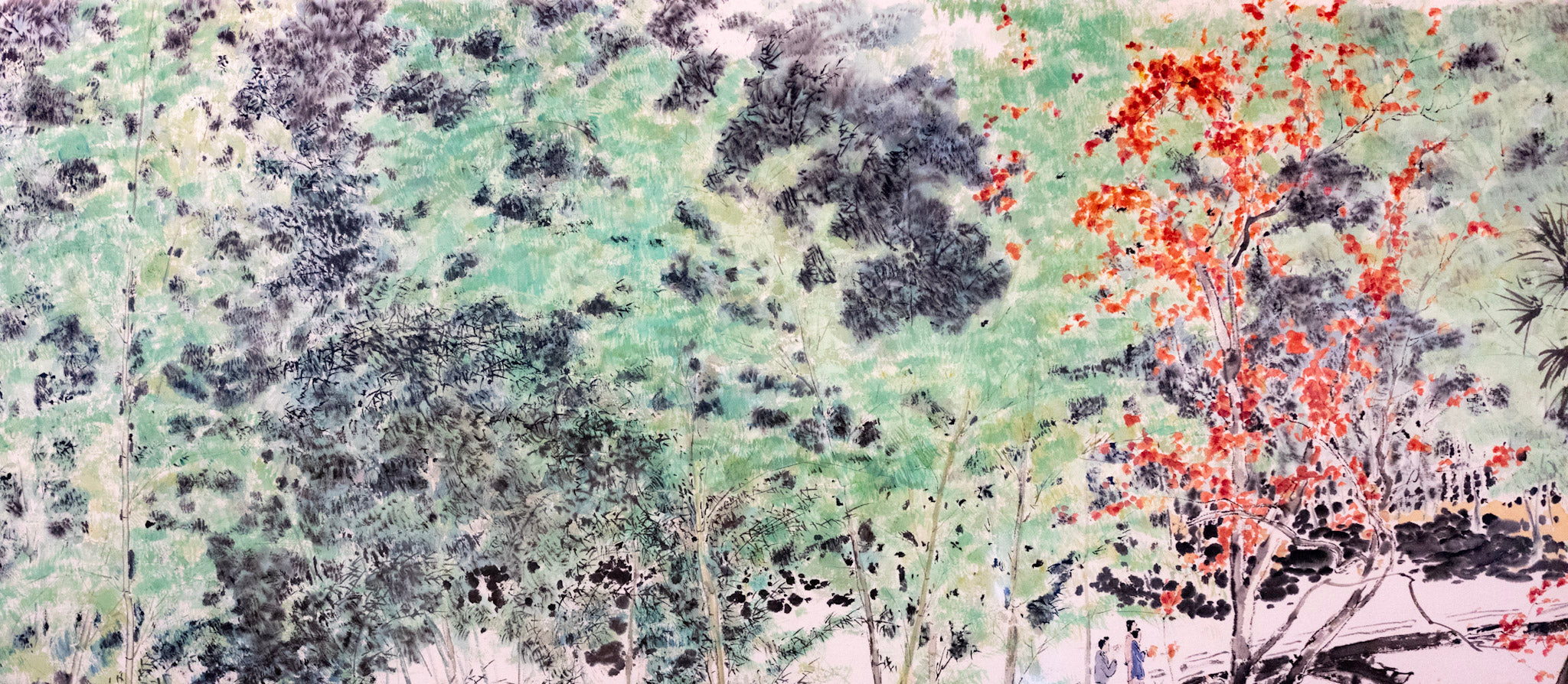 Chen Shi Jin, Untitled (Crossing Through the Canopy Over the Stream), Undated