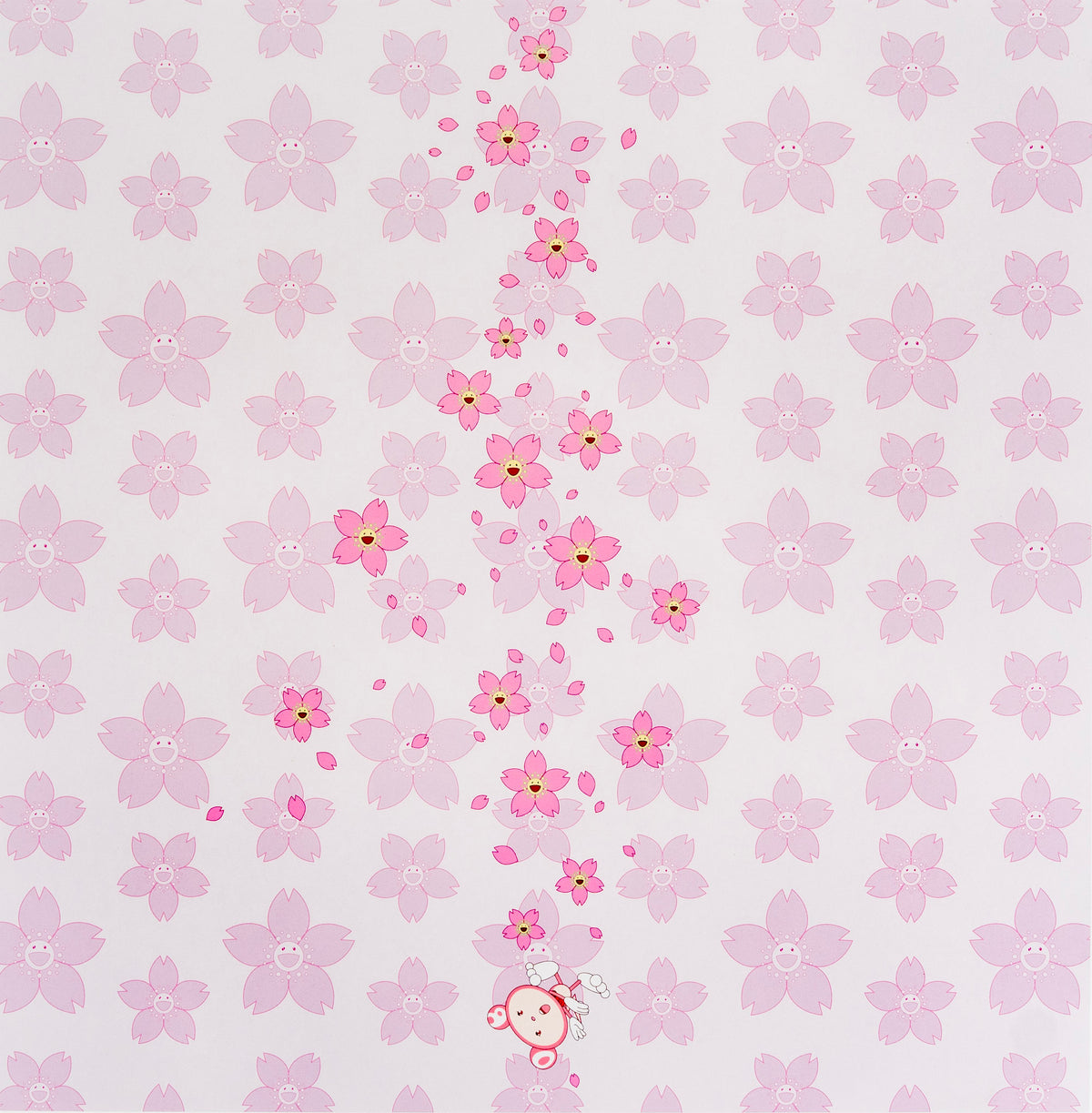 Takashi Murakami, Snow, Flower, Moon, 2002