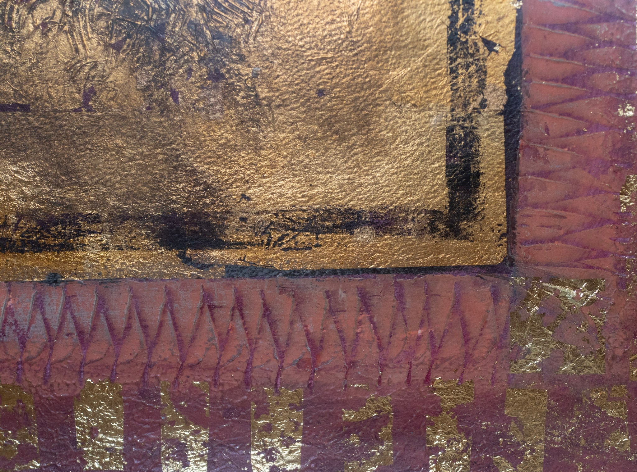 Tung Yue Nang, Untitled (Gold Leaf I), Undated
