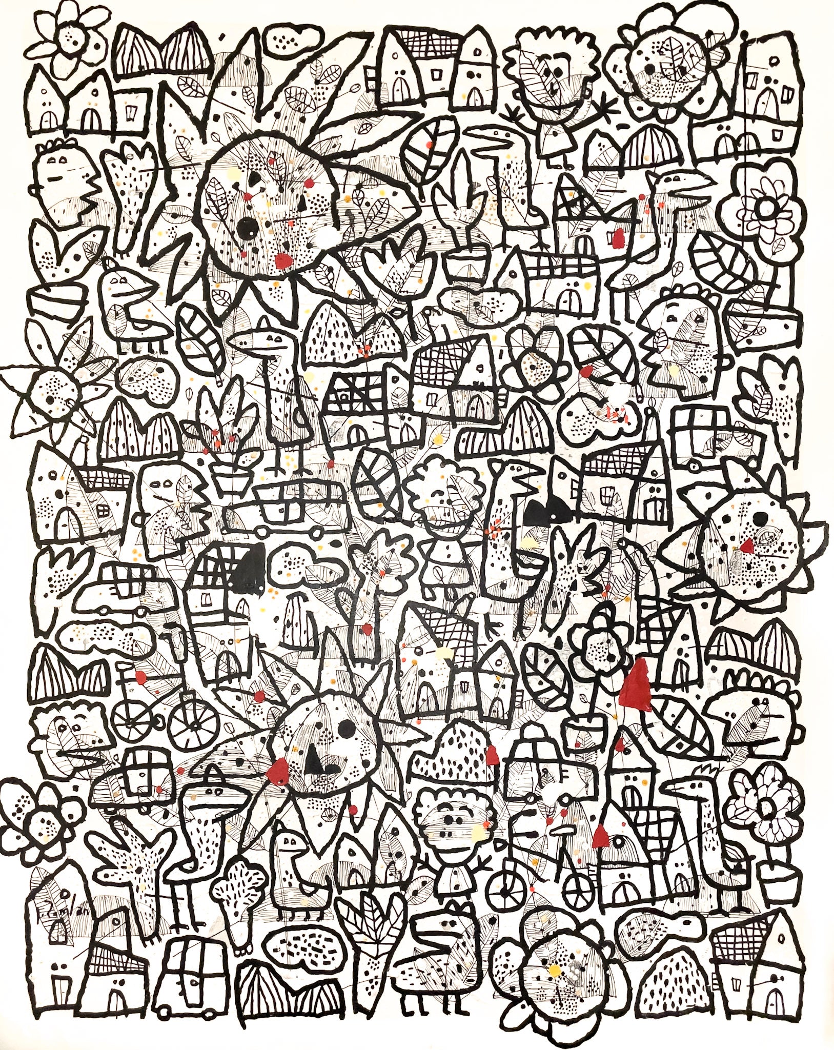 Joni Ramlan, Untitled (Doodles), Undated