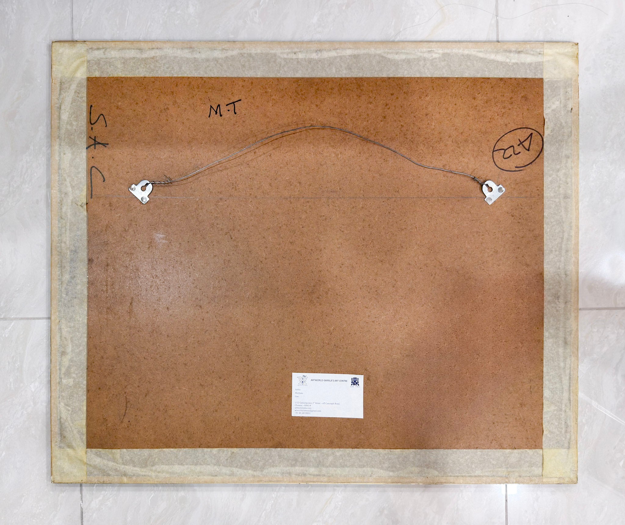 R.B. Bhaskaran, Untitled (Cat), c. 1990