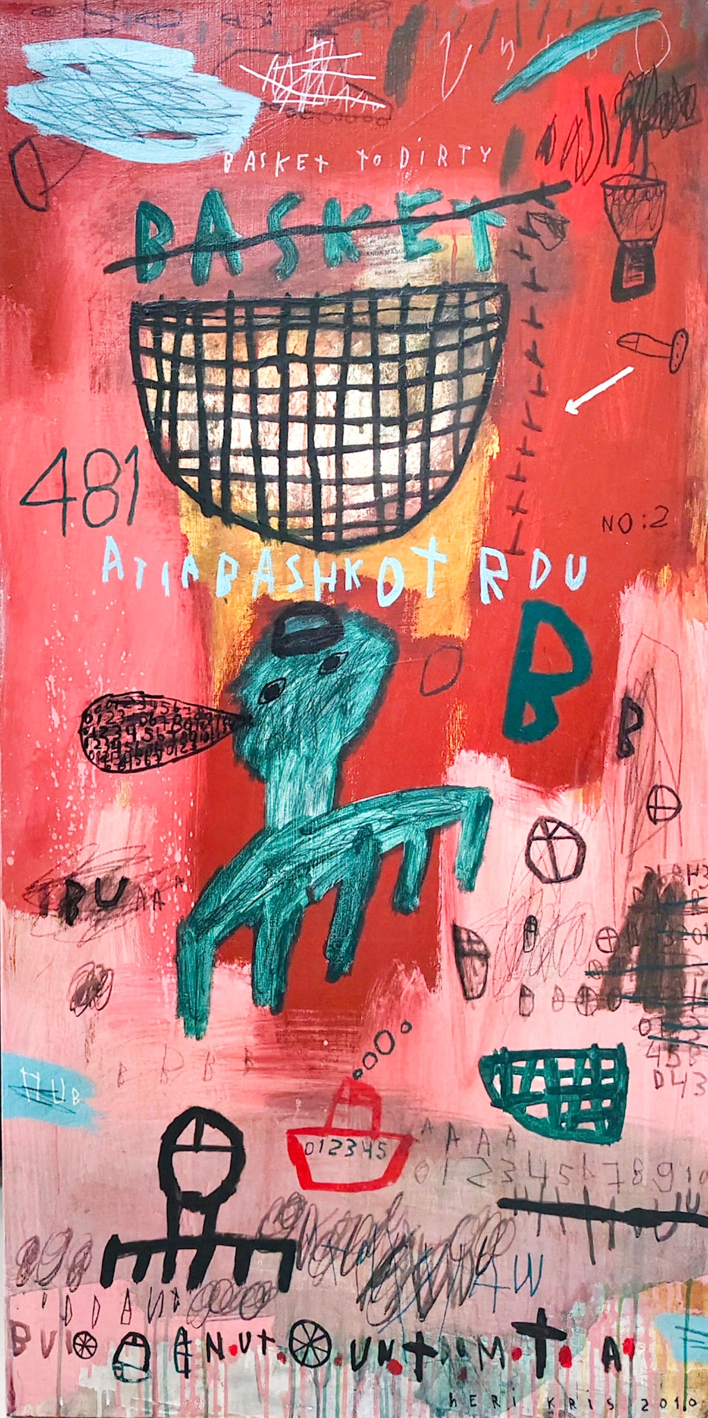 Heri Kris, Basket (Triptych), 2010