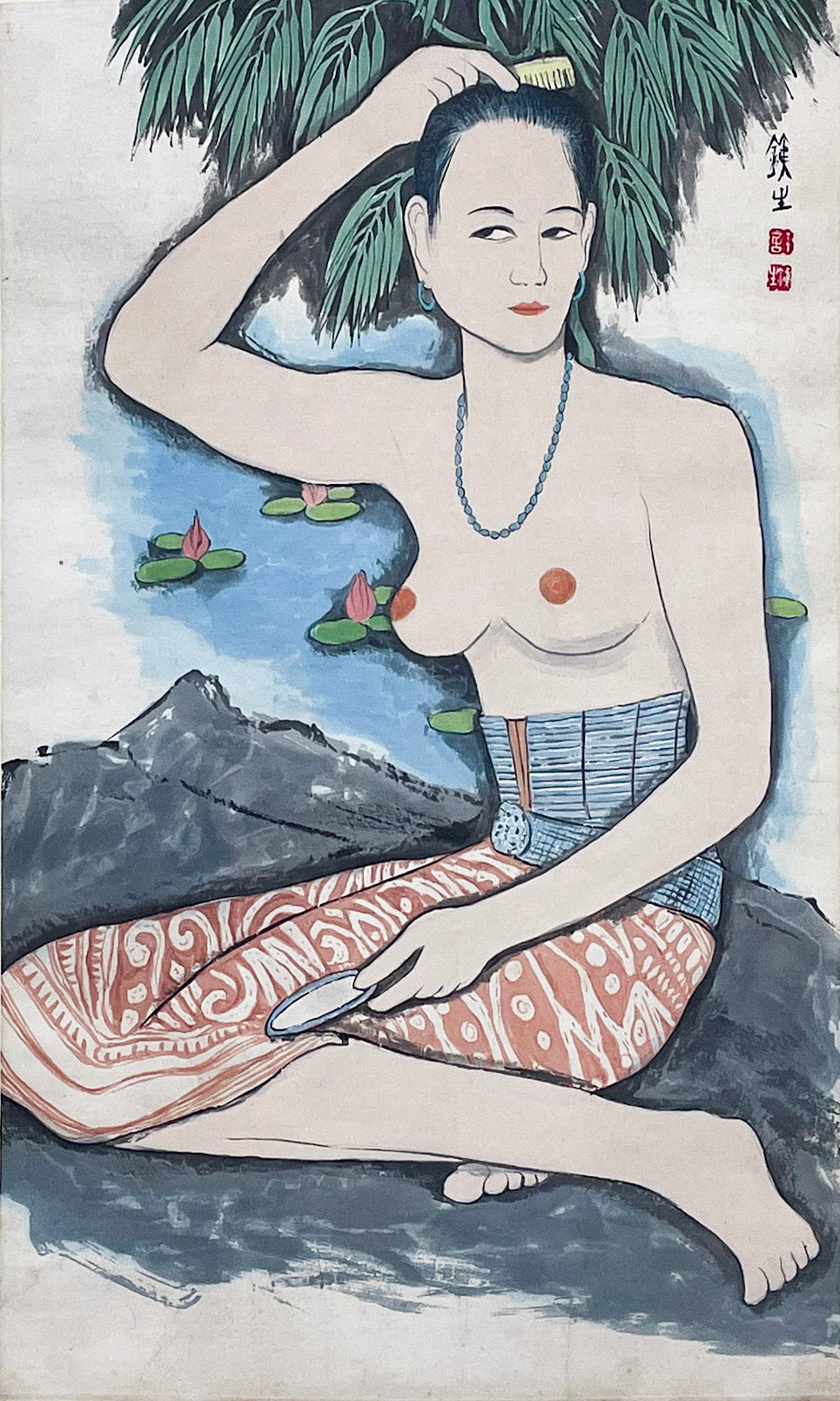 Shui Tit Sing, Combing Hair (A Pair), c. 1979