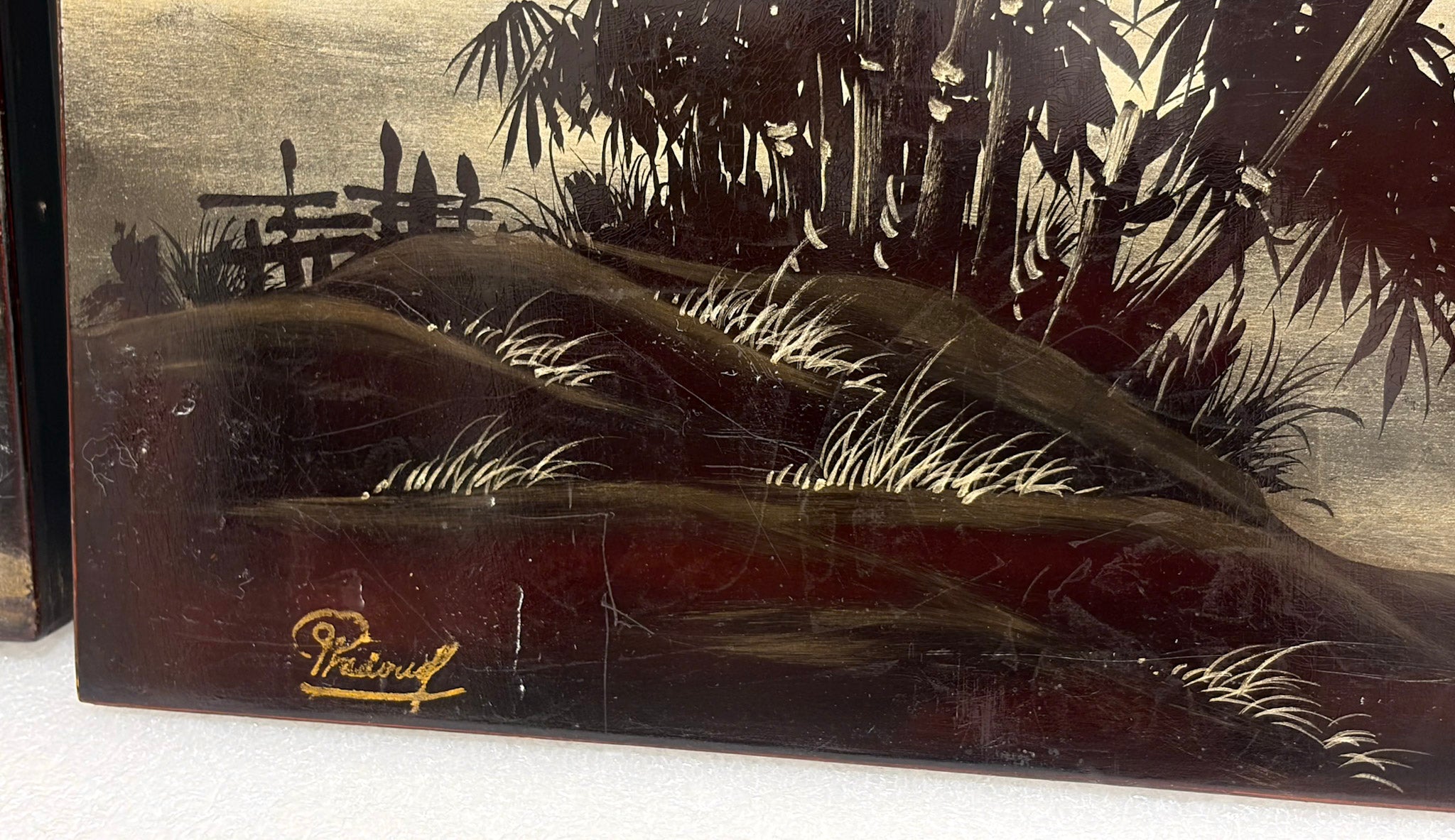 Unknown Artist, A Pair of Lacquer Works, Undated