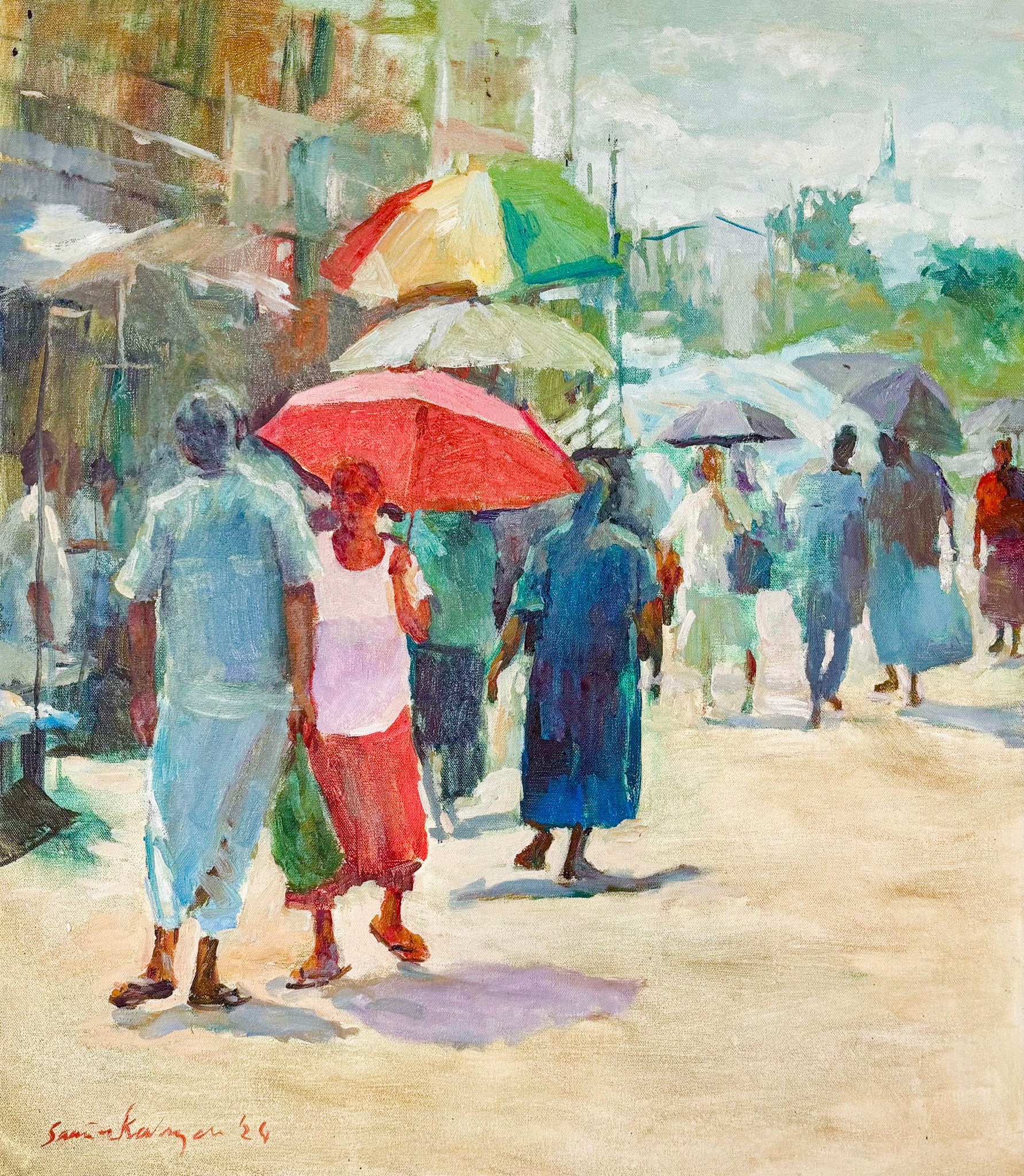 Sameera Kalupahana, Untitled (Market), 2024