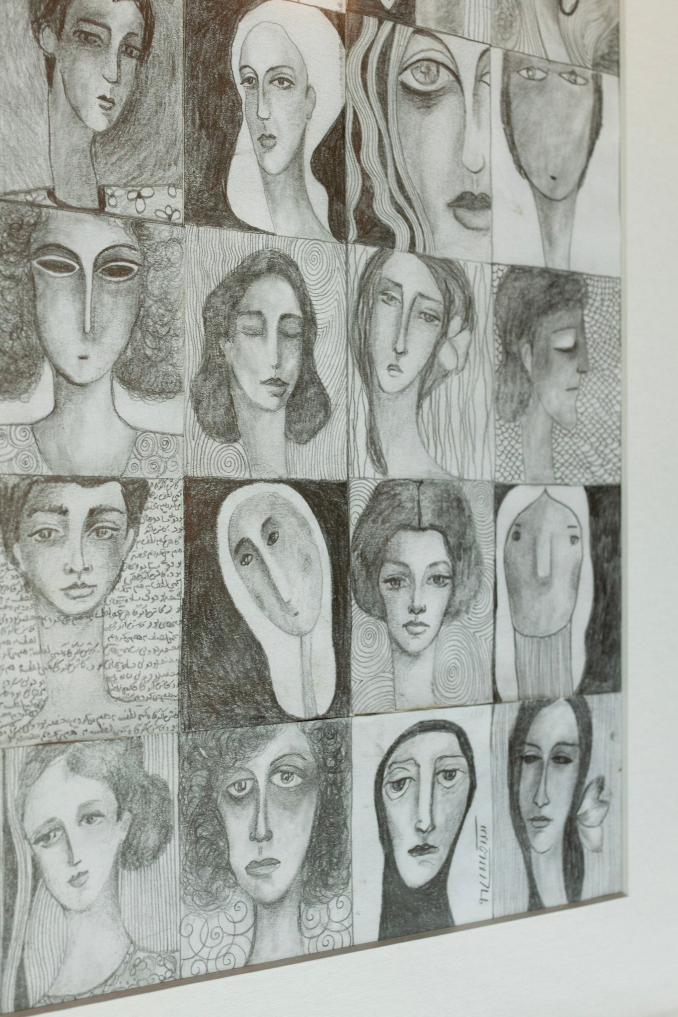 Ayda Chahardoli, Untitled (Pair of Portraits), 1997