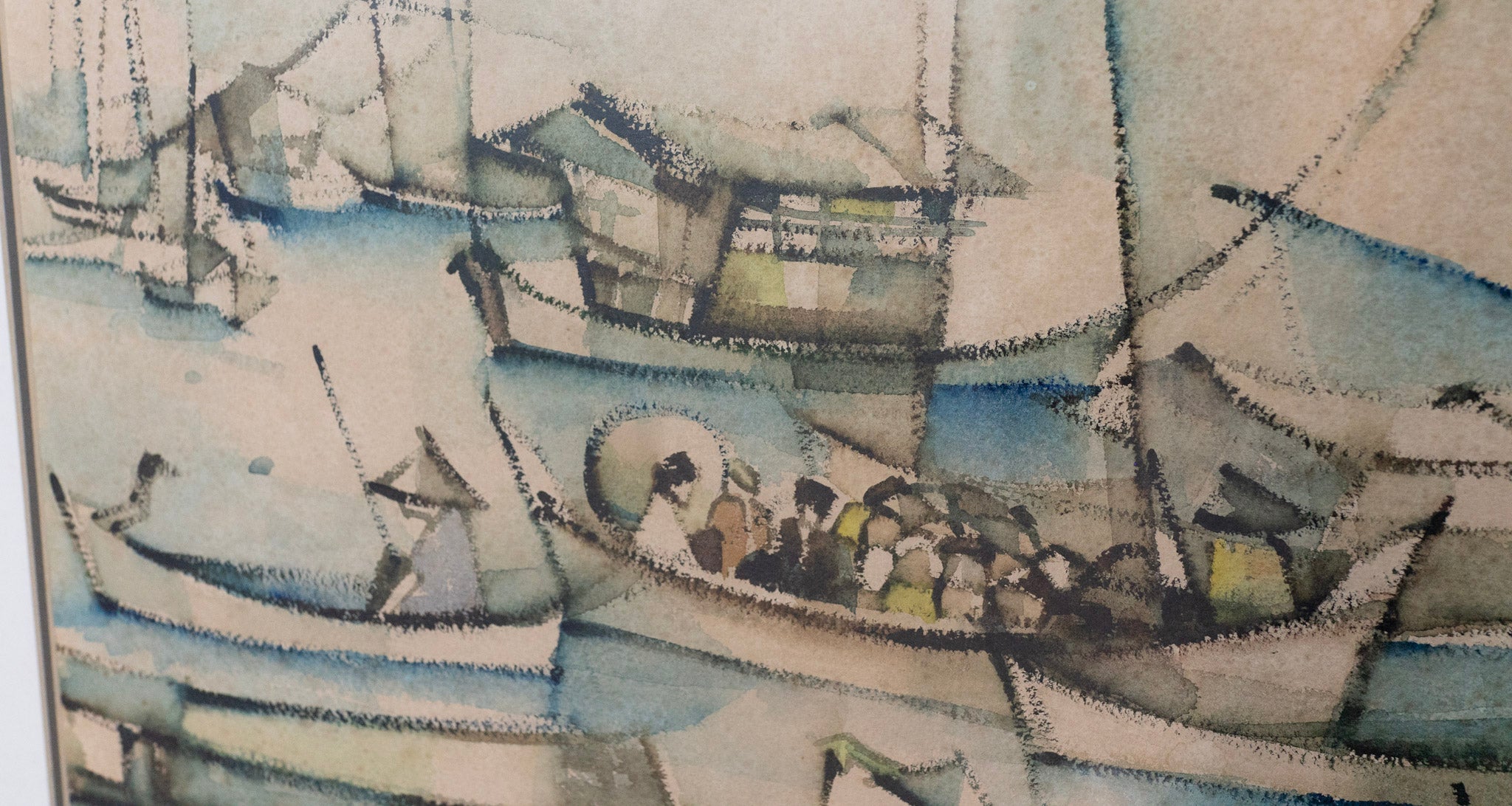 Seah Kim Joo, Untitled (River Scene), 1963