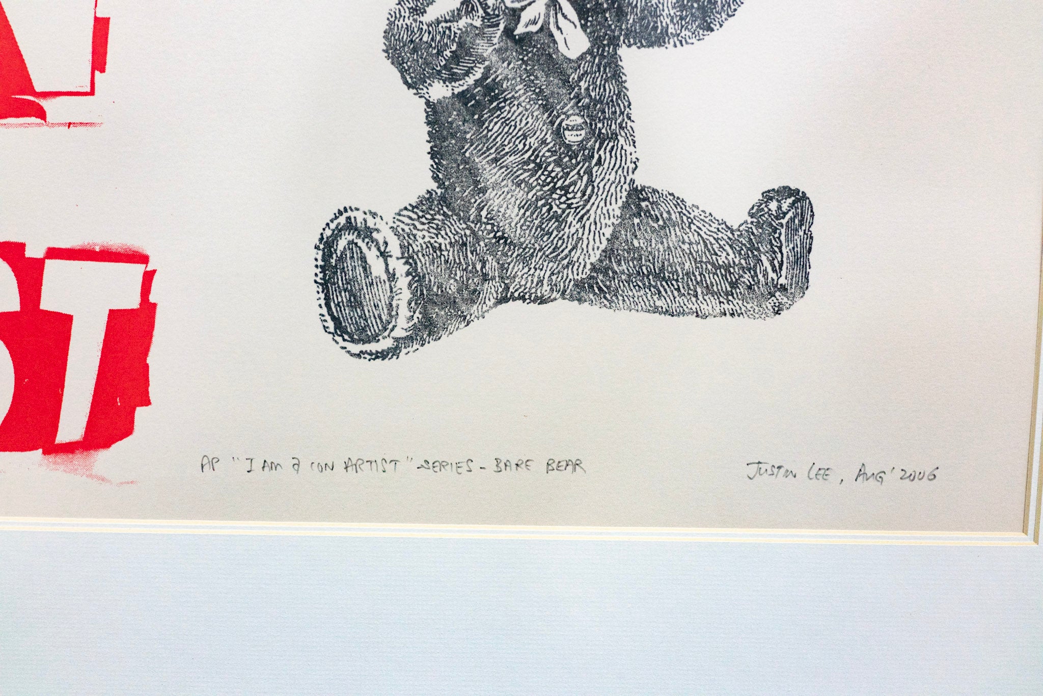 Justin Lee, I am a Con Artist-Bare Bear, 2006