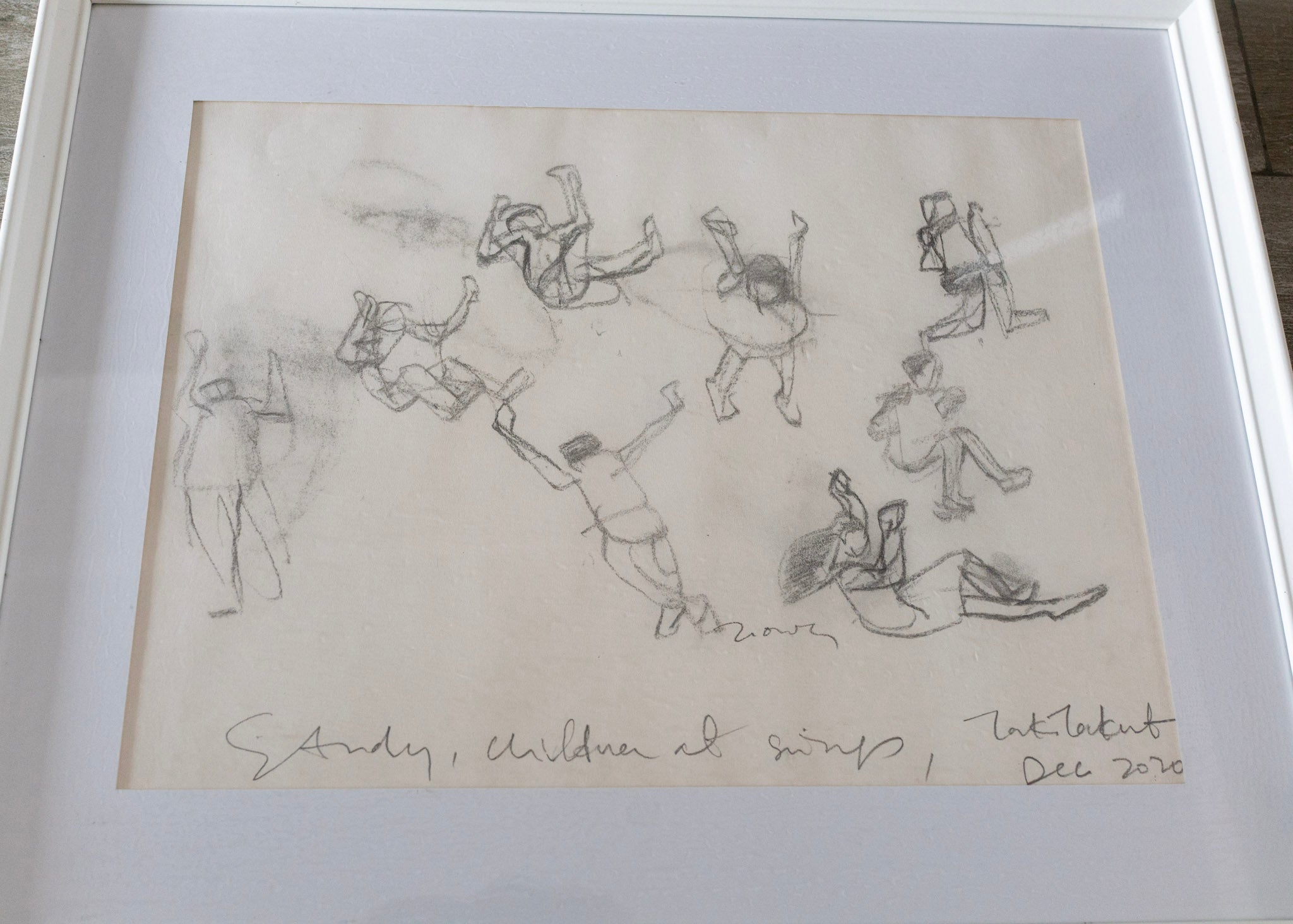 Jimmy Ong, Tak Takut: Study, Playground & Study, Children at Swings, 2020