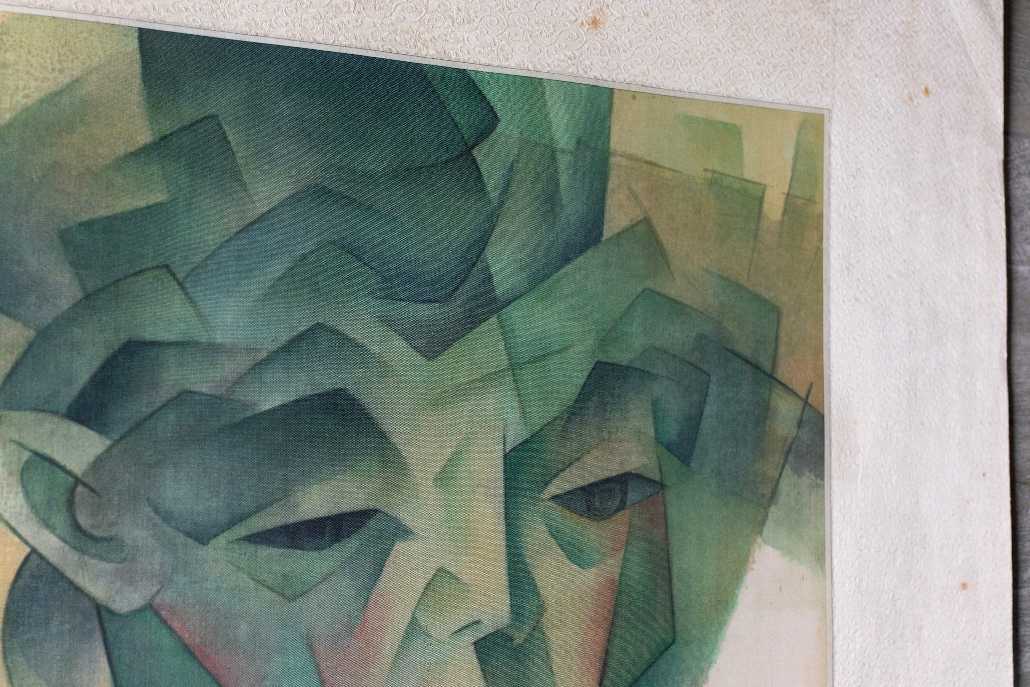 La Hon, Untitled (Jade on Silk), 1992