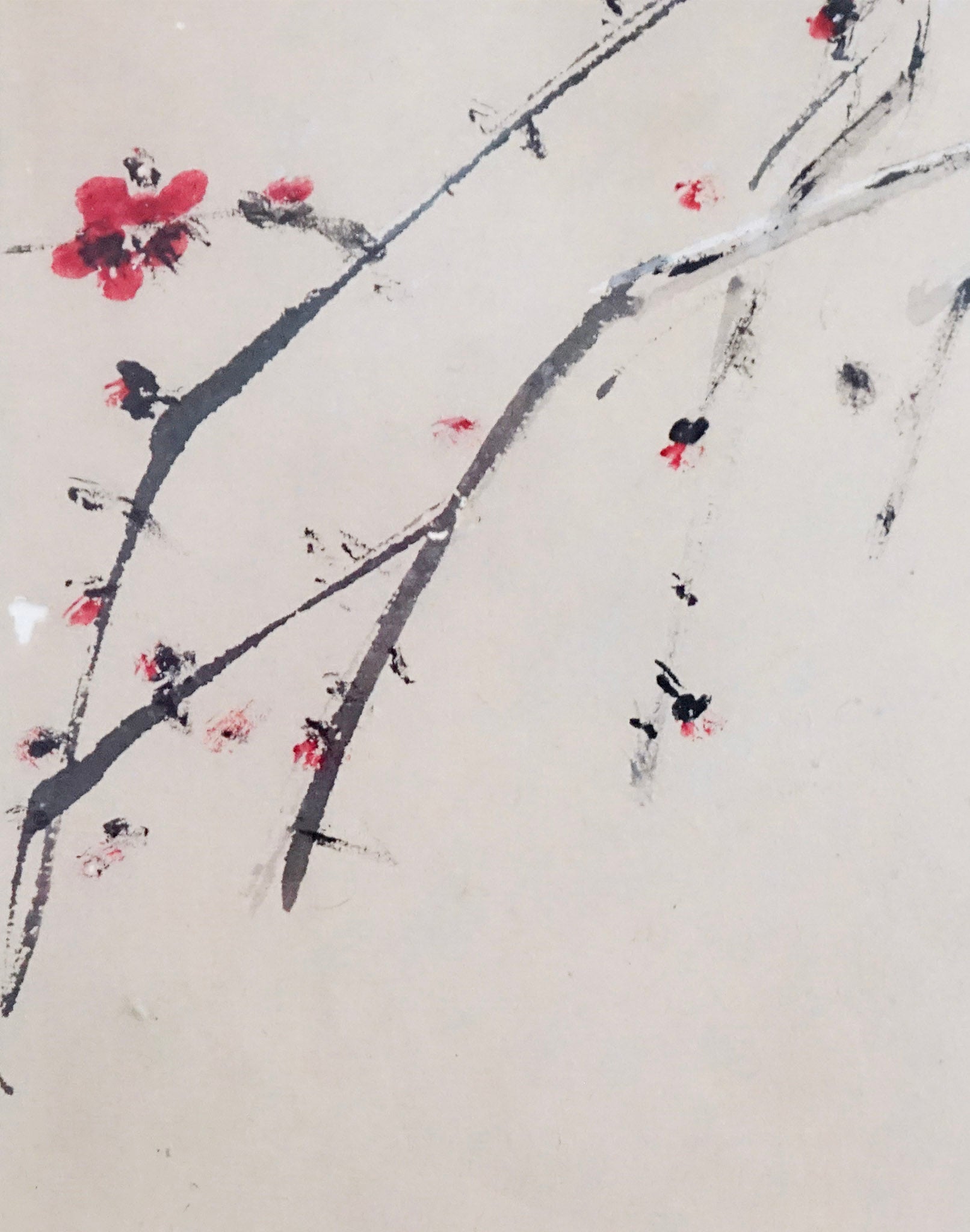 Chen Wen Hsi, Four Sparrows, 1980s