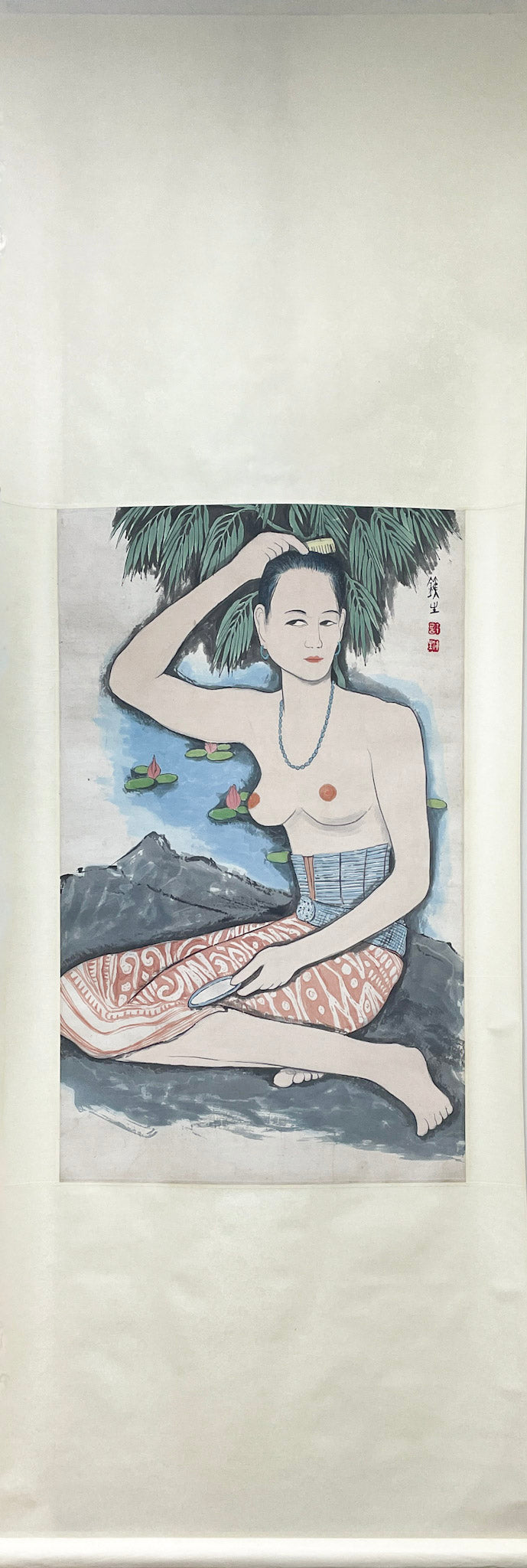 Shui Tit Sing, Combing Hair (A Pair), c. 1979