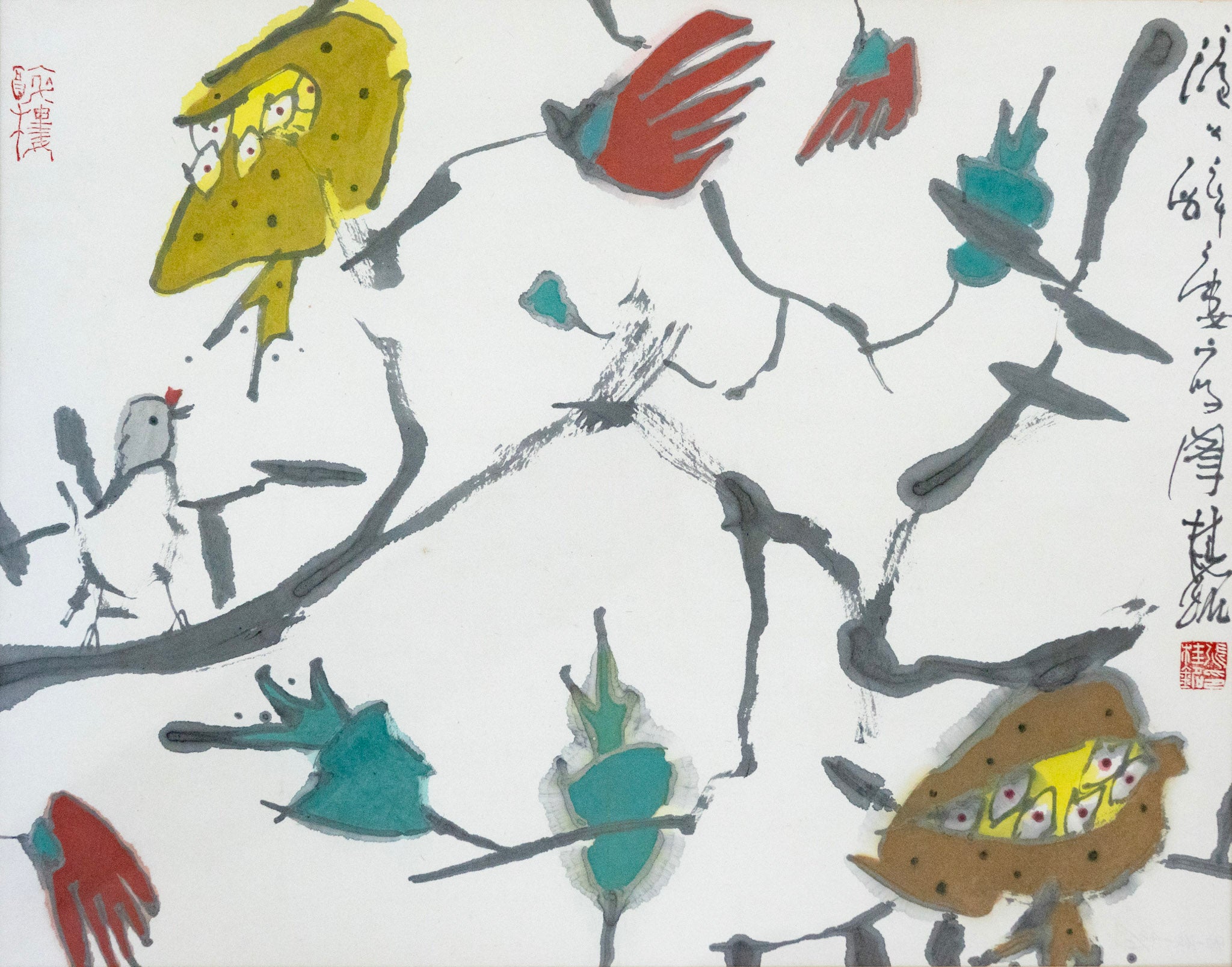 Zhang Gui Ming, Birds, Undated