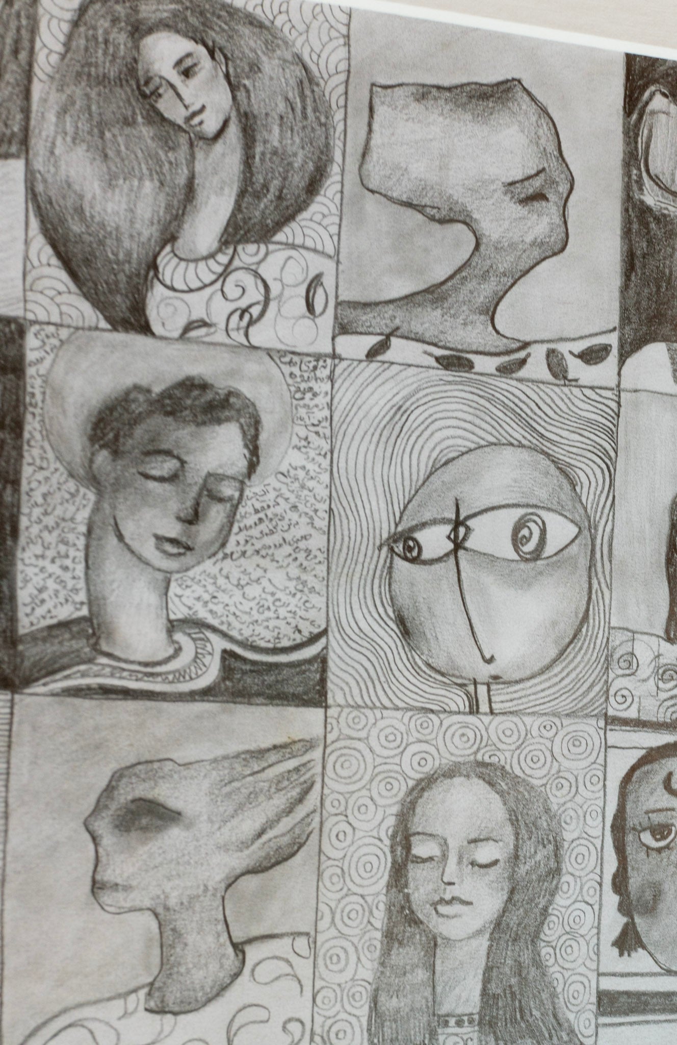 Ayda Chahardoli, Untitled (Pair of Portraits), 1997