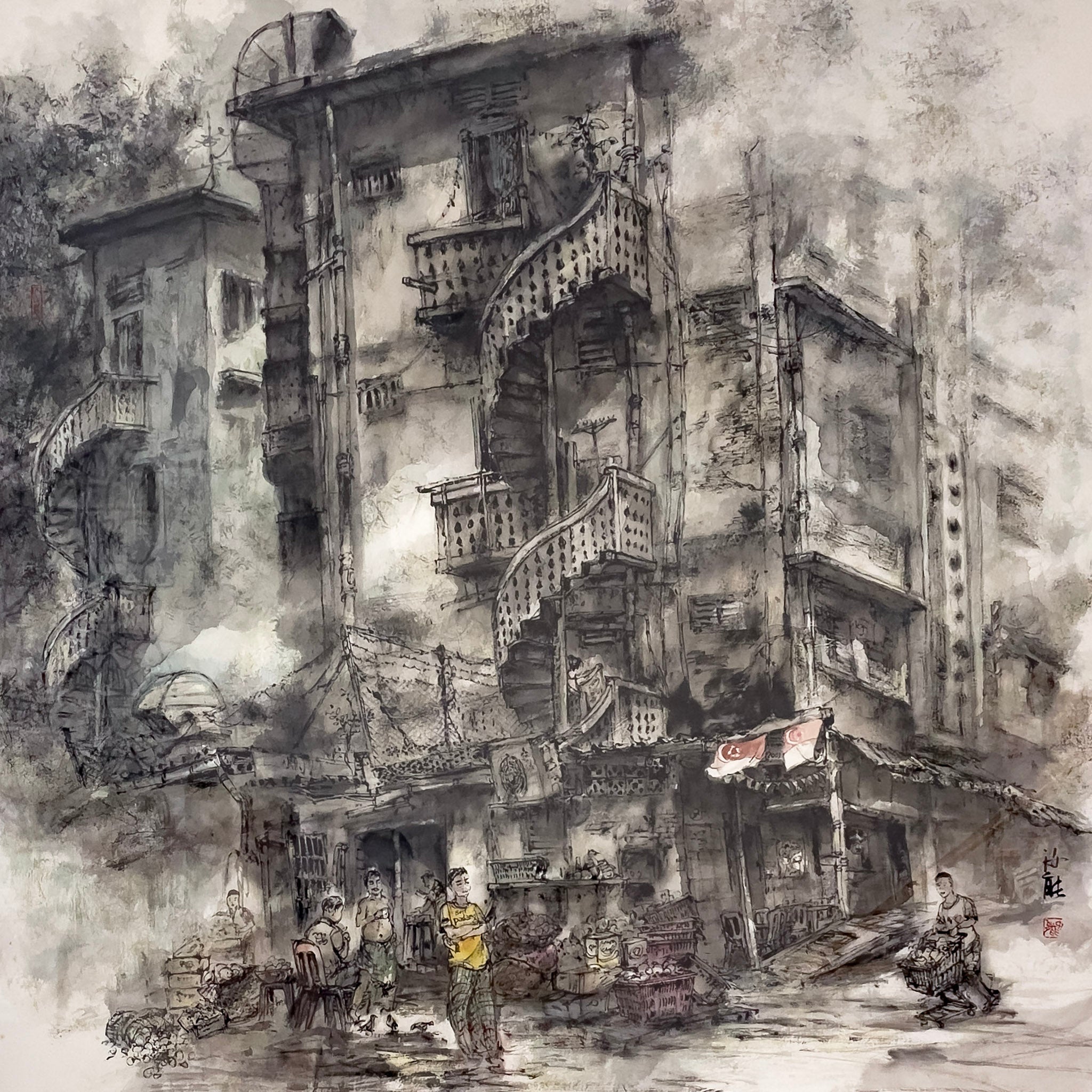 Tung Yue Nang, Untitled (Cities), 2001