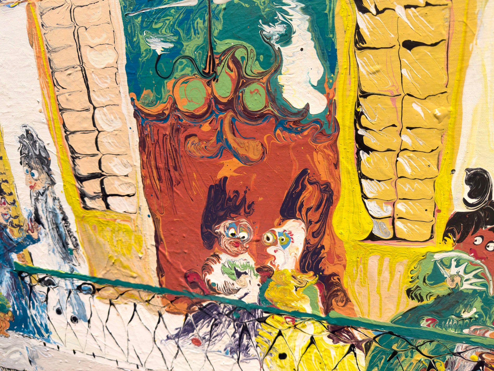 Ardi Gunawan, Gossip with a Tired Hippo (After Josias Cornelis Rappard), 2022