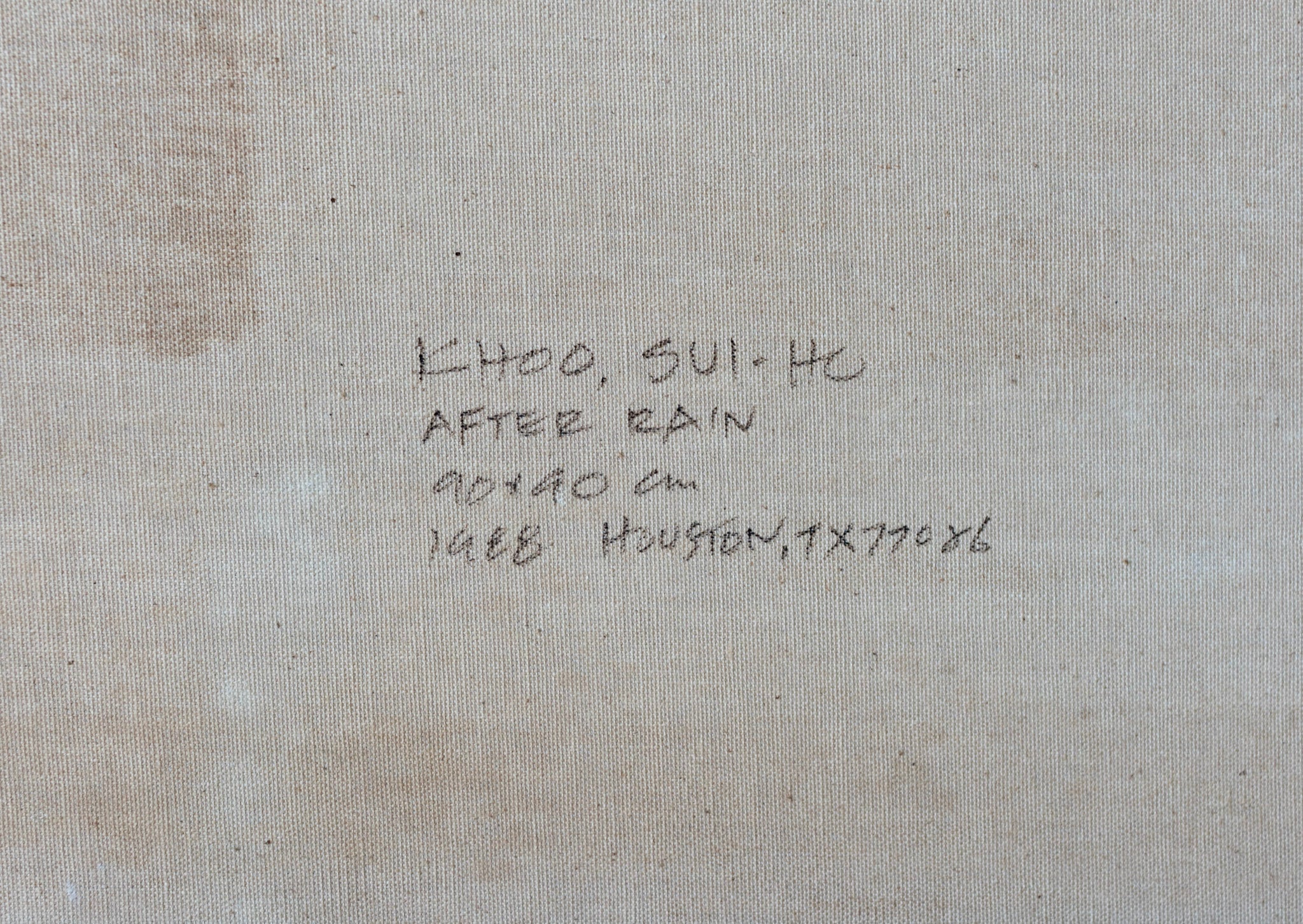 Khoo Sui Hoe, After Rain, 1988