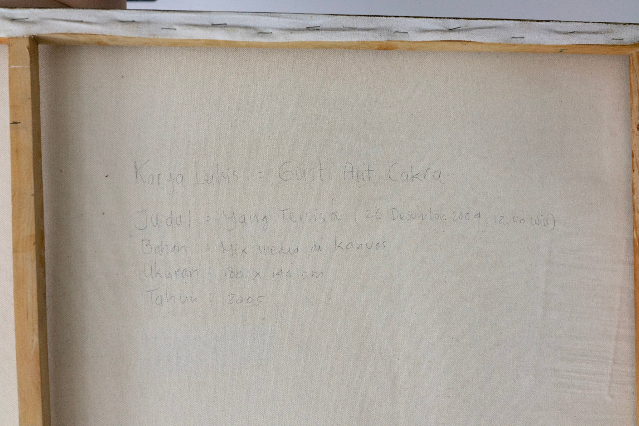 I Gusti Alit Cakra, The Remains, 2005