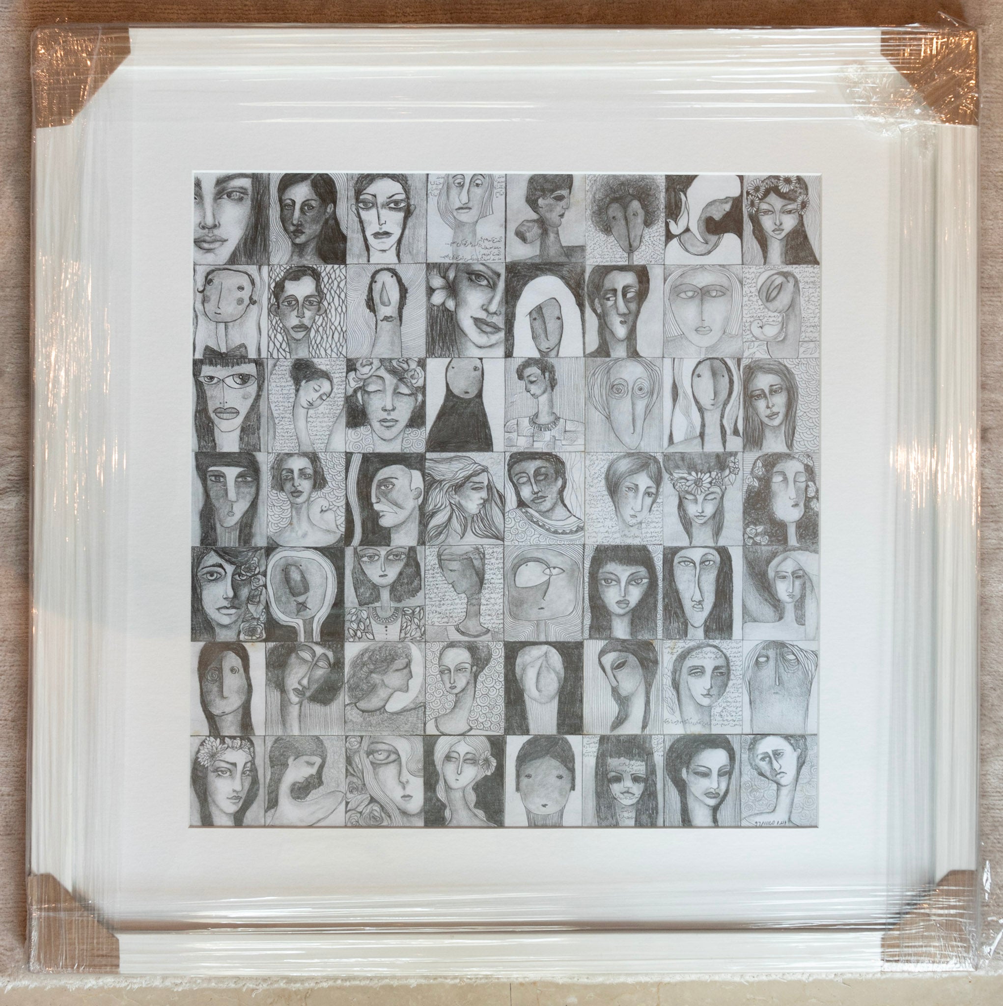 Ayda Chahardoli, Untitled (Pair of Portraits), 1997